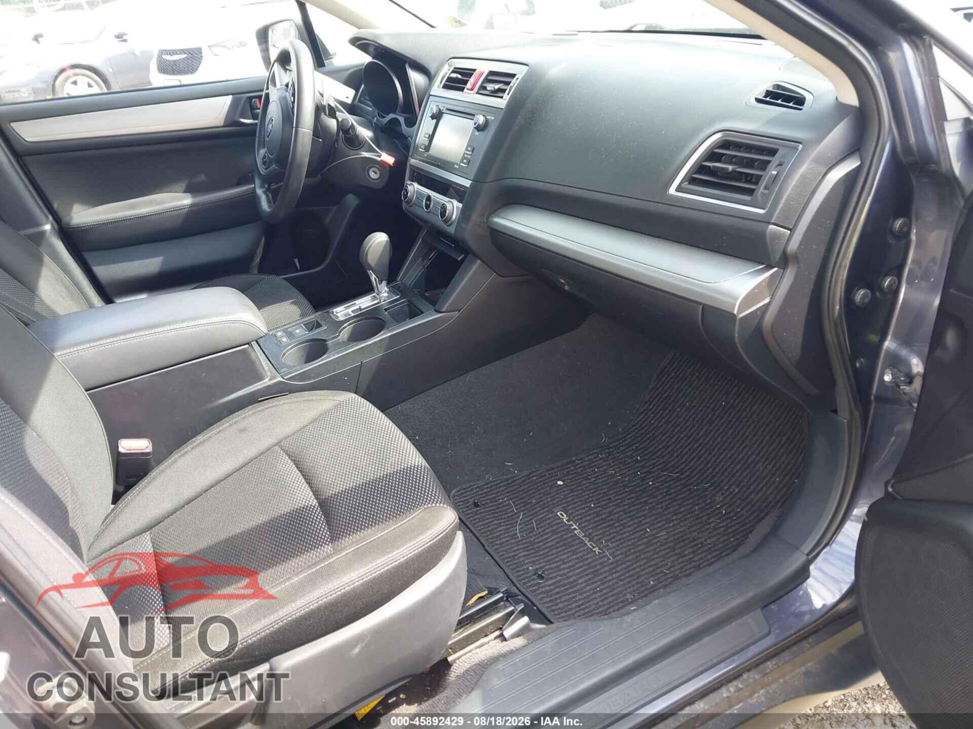 SUBARU OUTBACK 2017 - 4S4BSAAC5H3423230