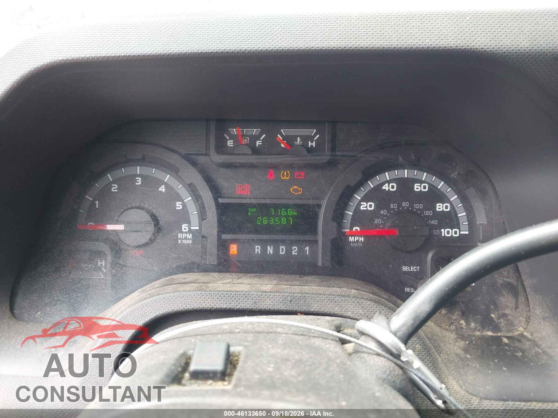 FORD E-250 2012 - 1FTNE2EW9CDA08739