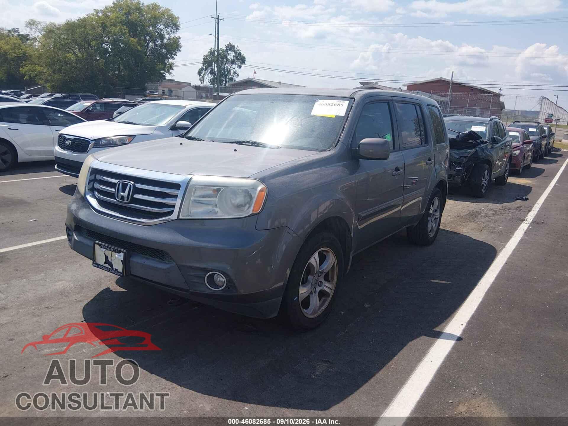 HONDA PILOT 2012 - 5FNYF3H54CB010037