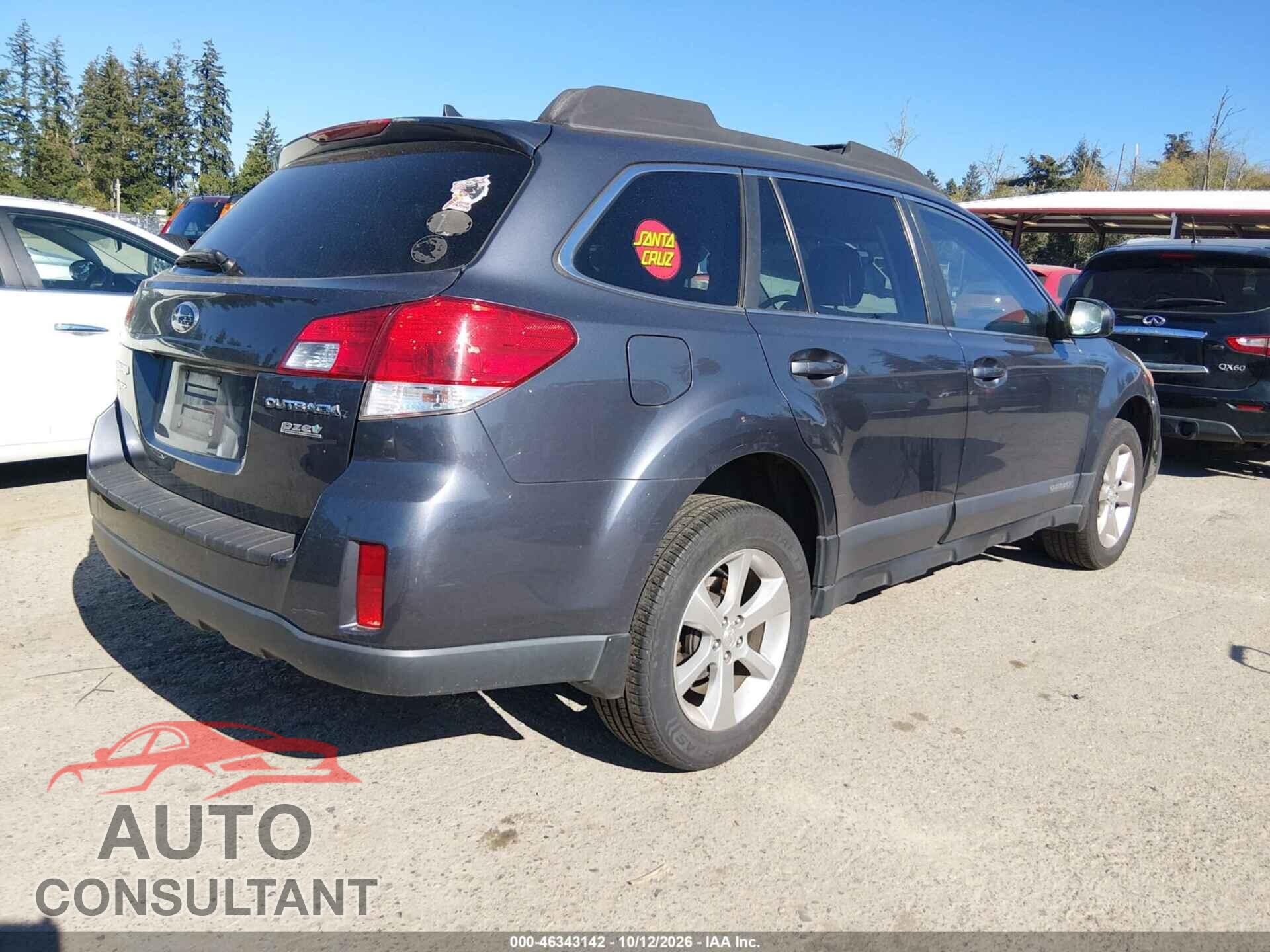 SUBARU OUTBACK 2014 - 4S4BRBLC8E3299206