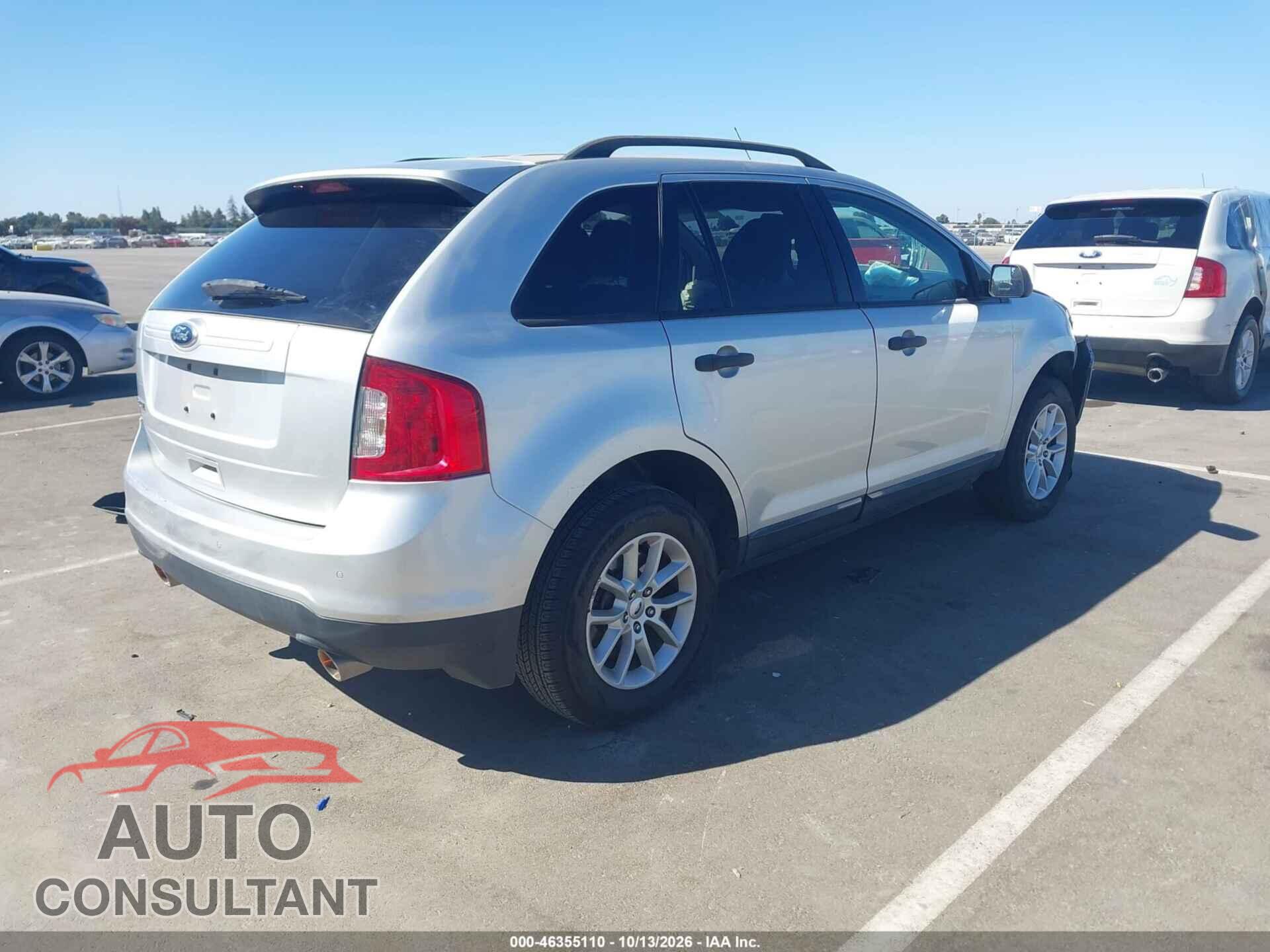 FORD EDGE 2013 - 2FMDK3GC1DBB54567