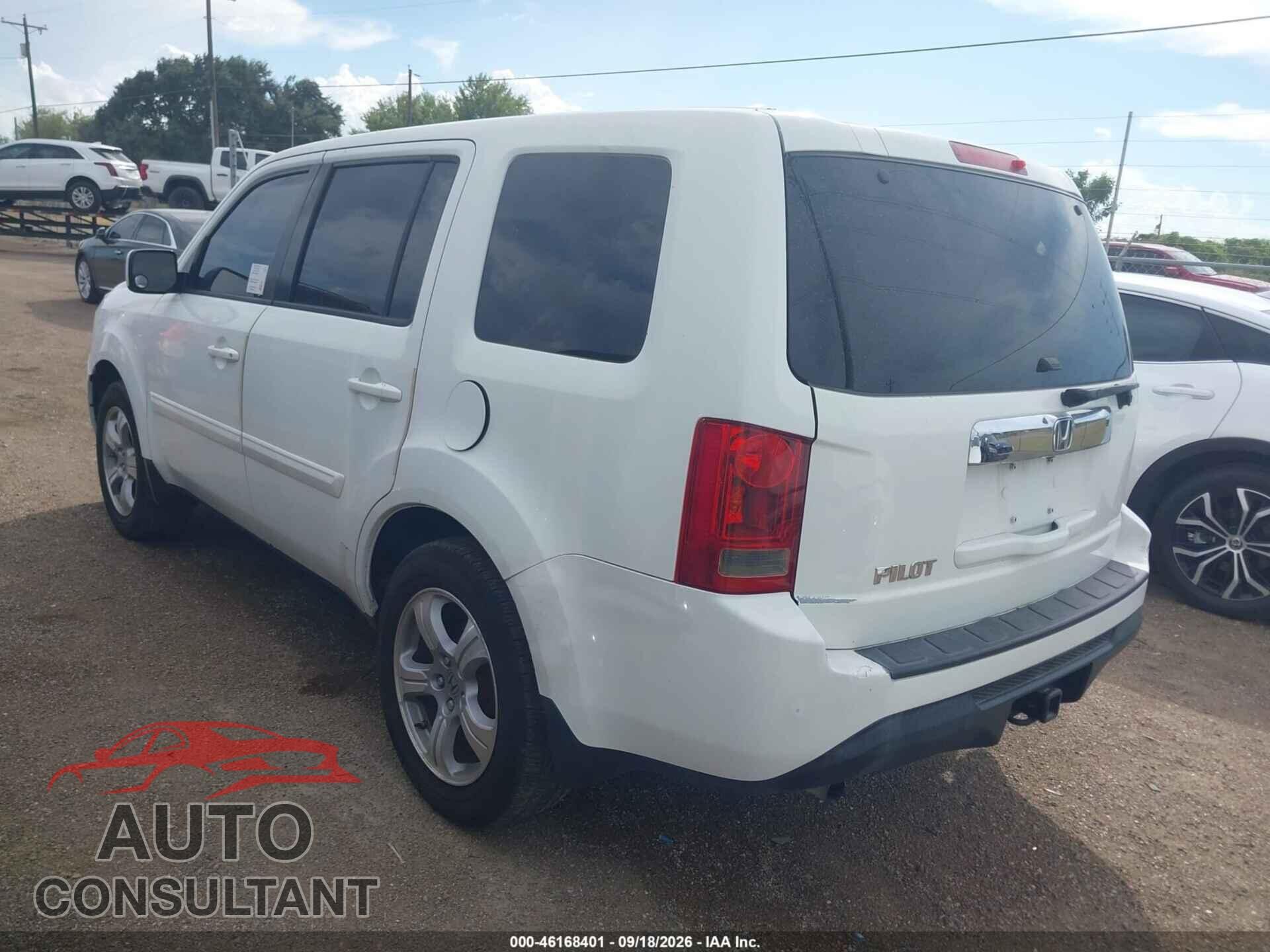 HONDA PILOT 2013 - 5FNYF3H55DB001008