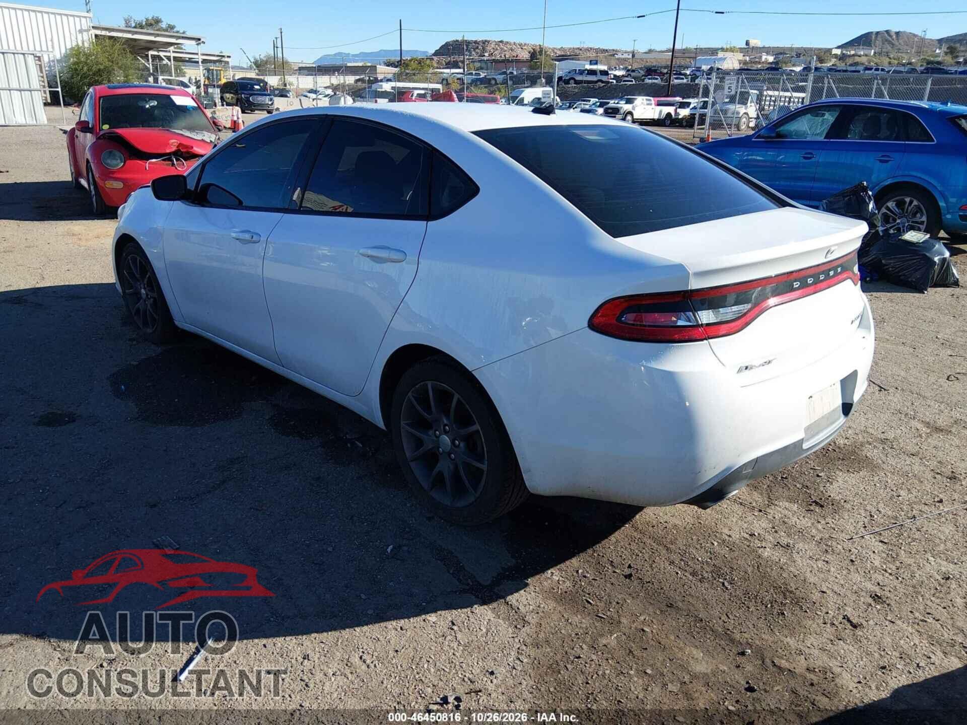 DODGE DART 2016 - 1C3CDFBB6GD540785