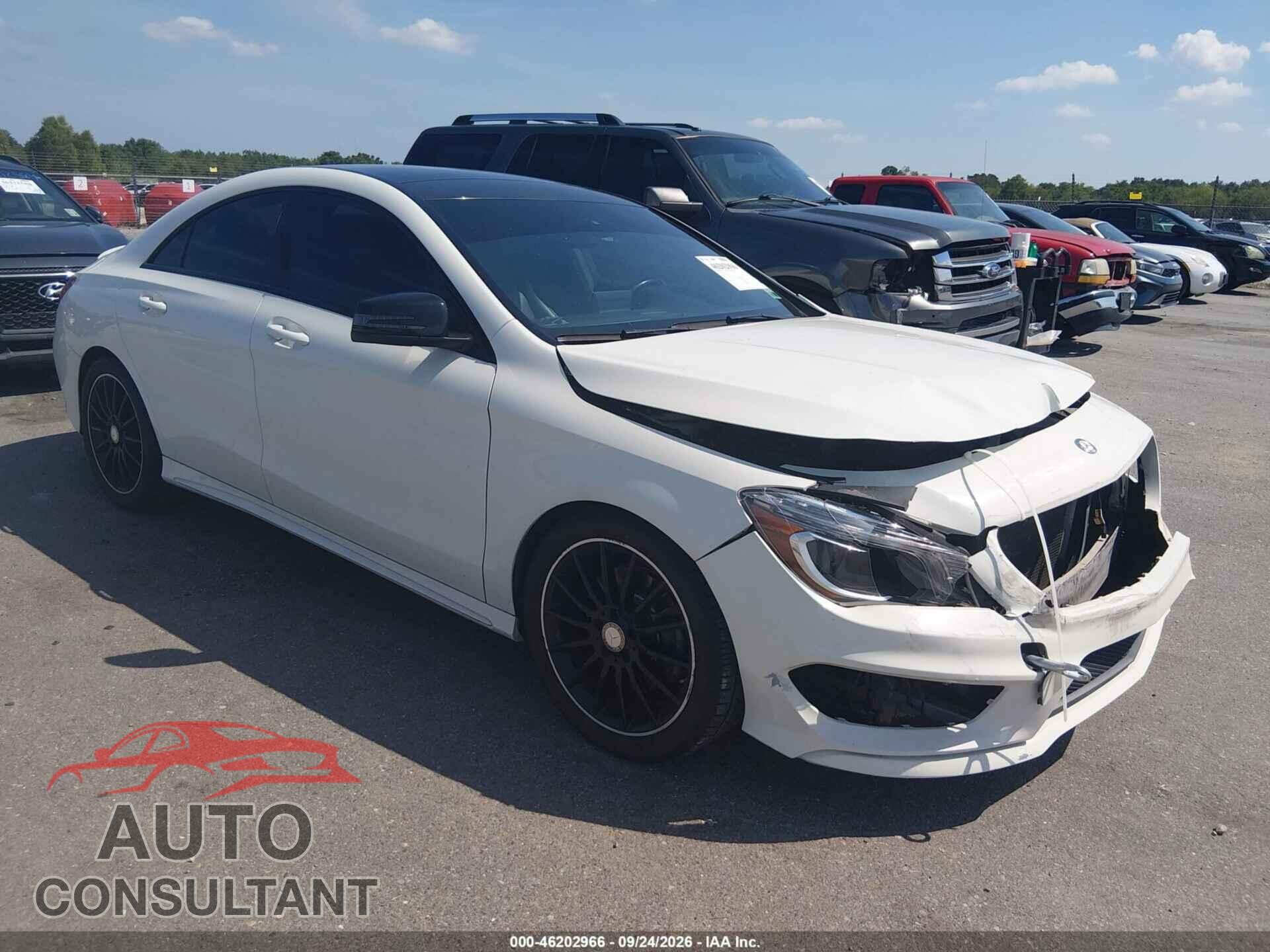 MERCEDES-BENZ CLA 2016 - WDDSJ4EB3GN367484
