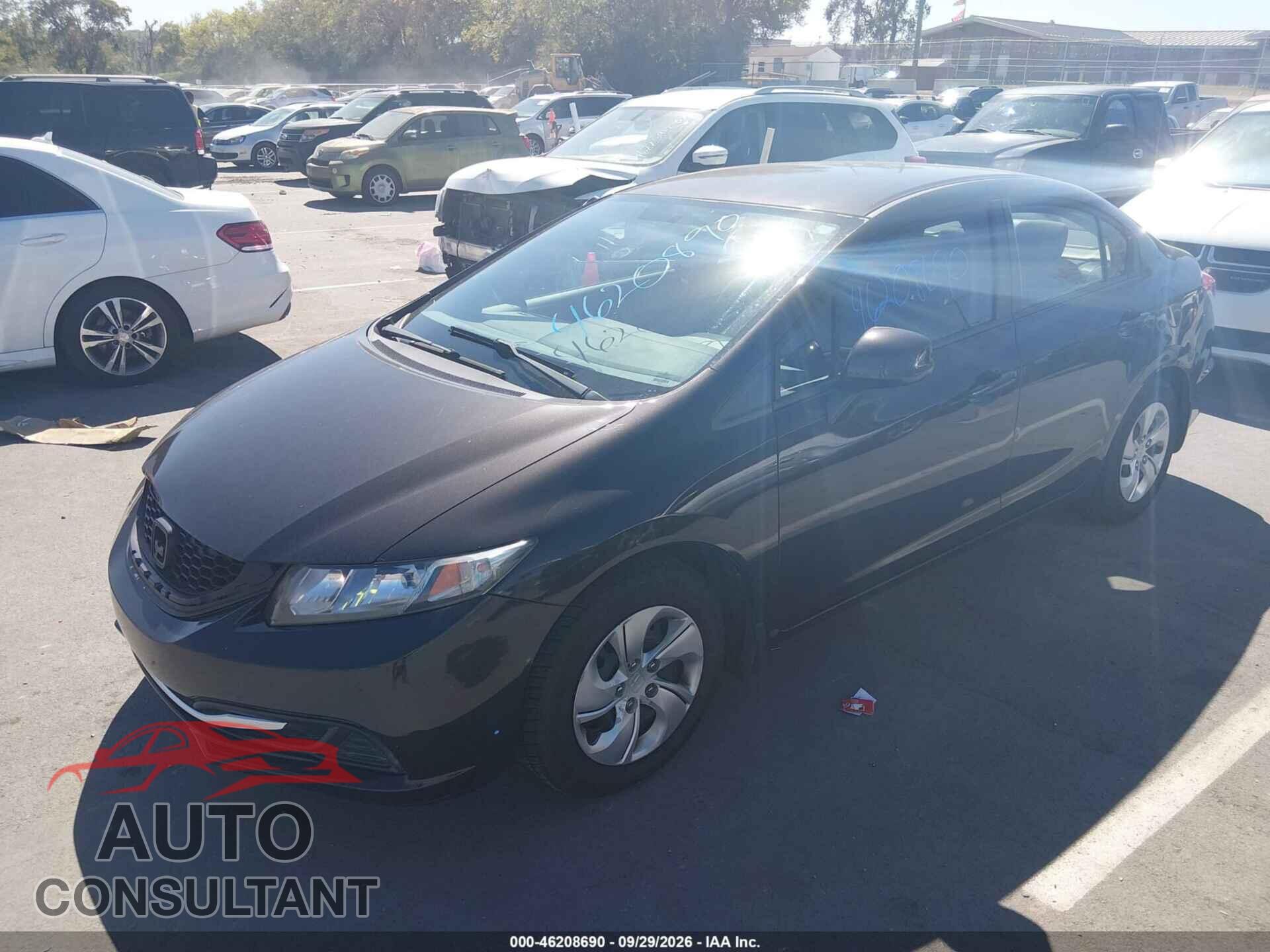 HONDA CIVIC SDN 2013 - 2HGFB2F55DH593568