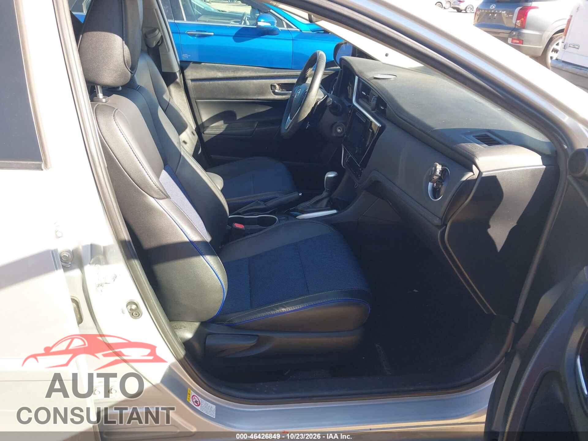TOYOTA COROLLA 2017 - 2T1BURHE4HC844996