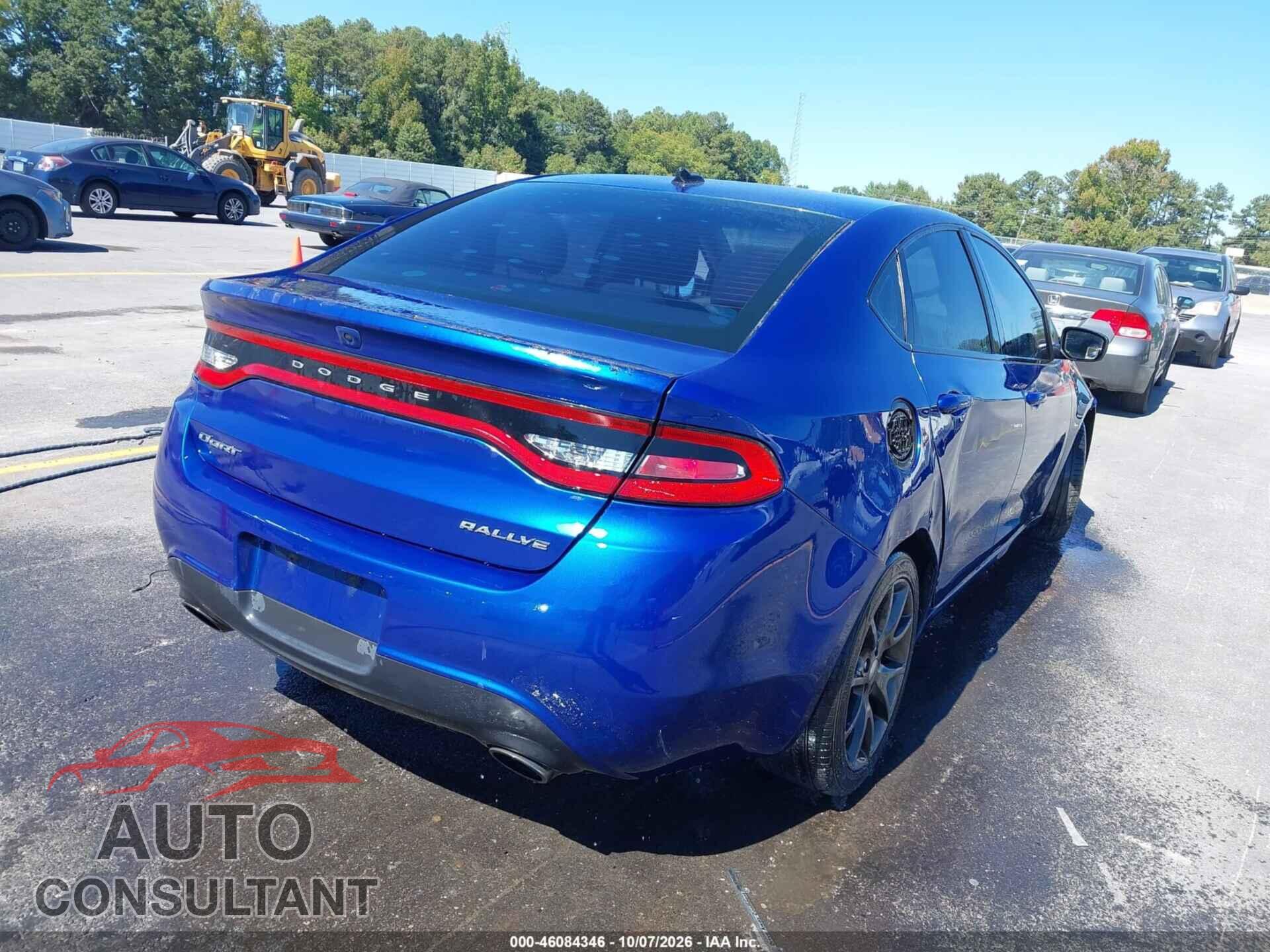 DODGE DART 2013 - 1C3CDFBA3DD107217
