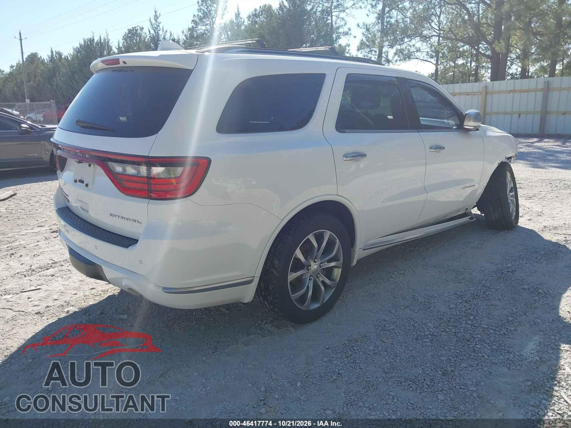DODGE DURANGO 2016 - 1C4RDJEG2GC420102