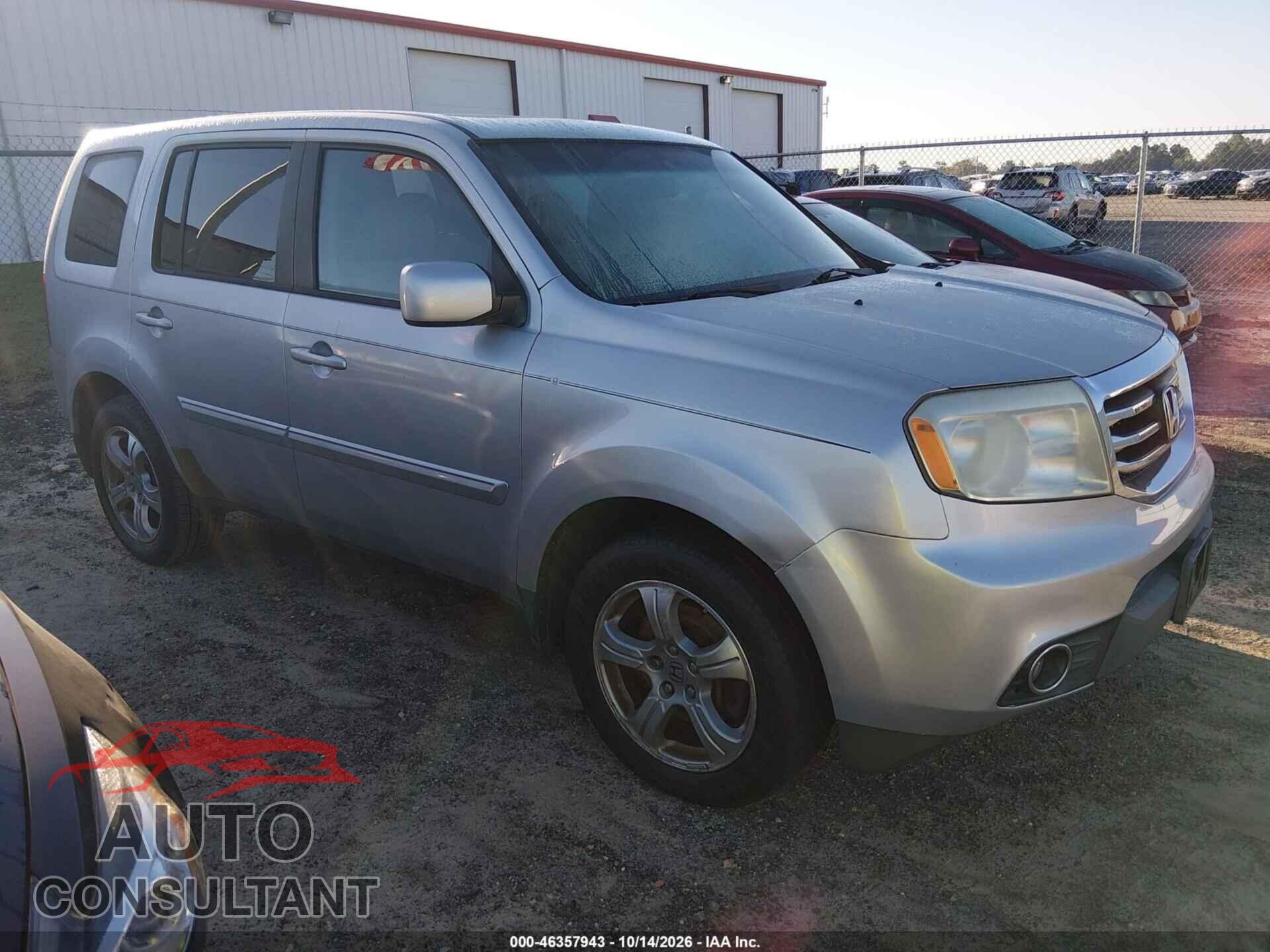 HONDA PILOT 2012 - 5FNYF3H53CB032403