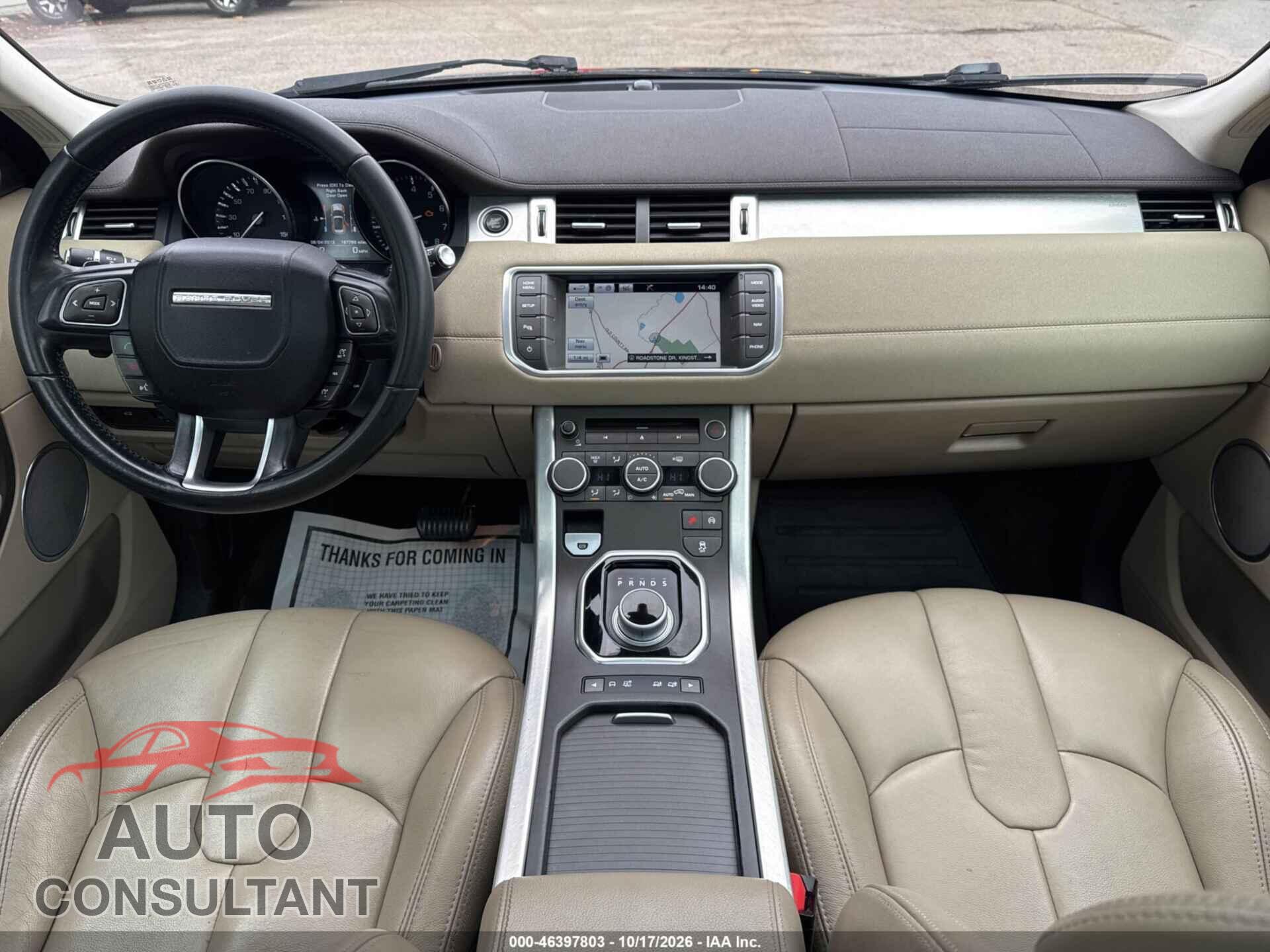 LAND ROVER RANGE ROVER EVOQUE 2015 - SALVR2BG2FH993473