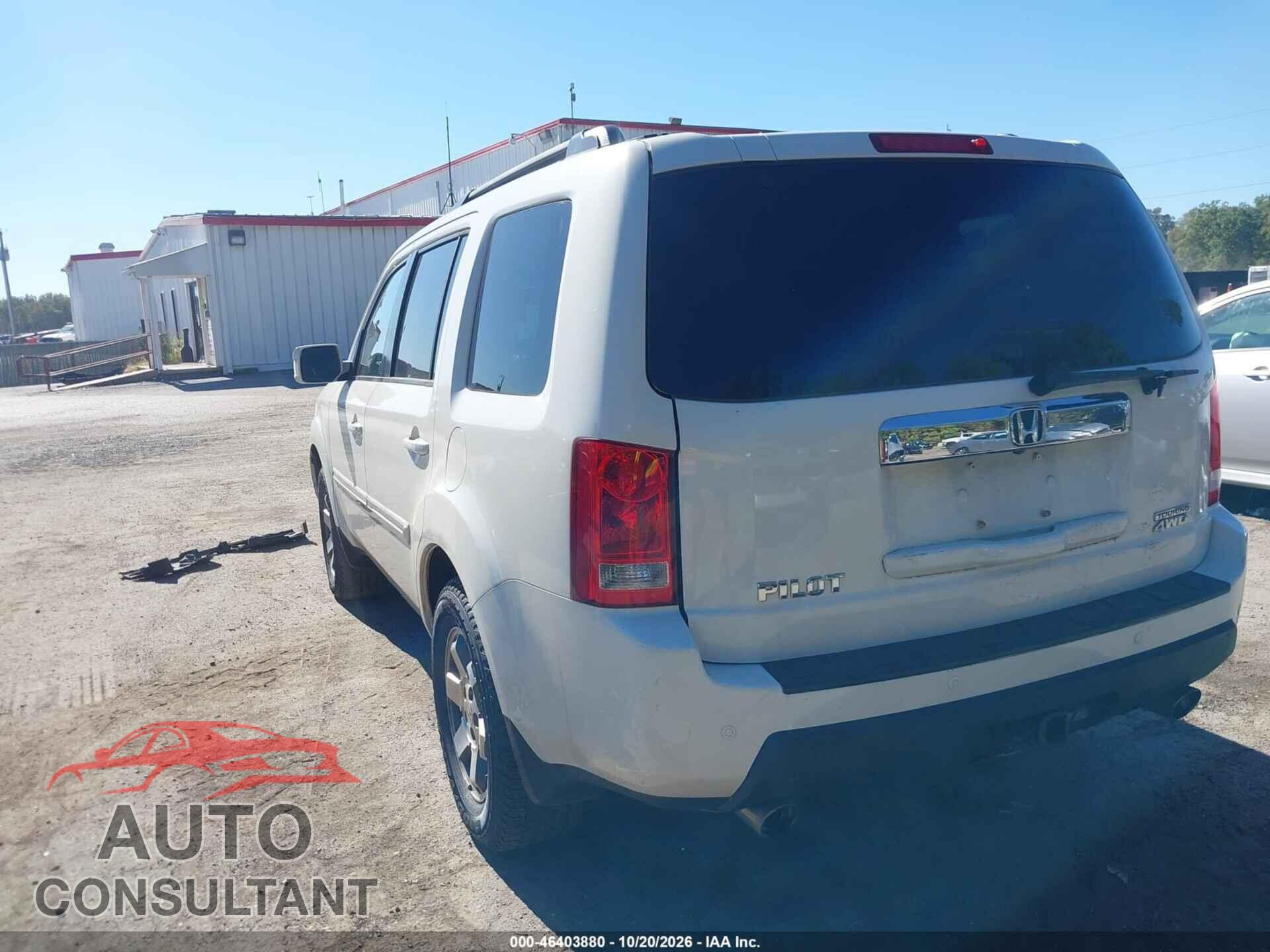 HONDA PILOT 2011 - 5FNYF4H90BB092145