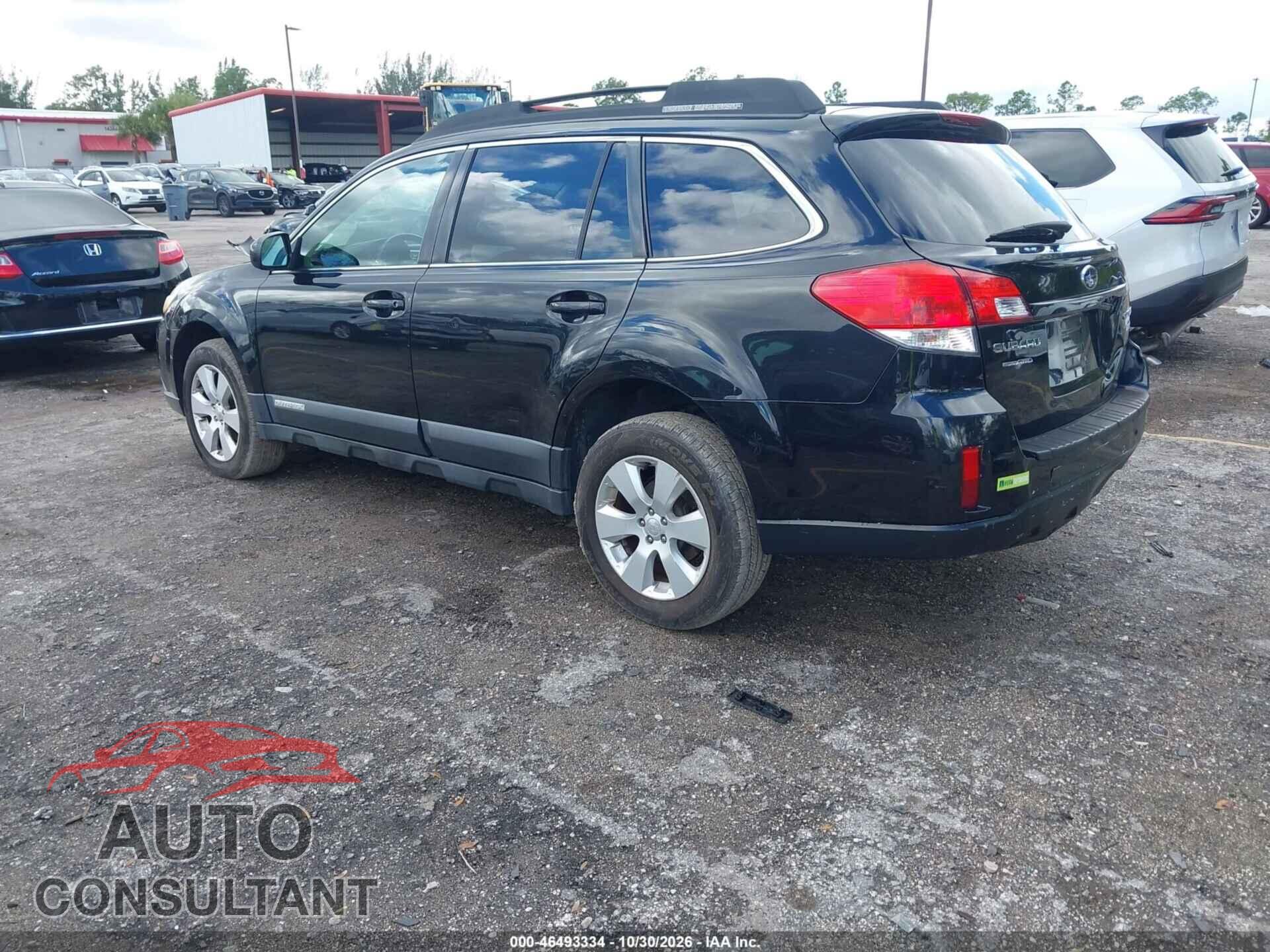SUBARU OUTBACK 2011 - 4S4BRBCC2B3352588