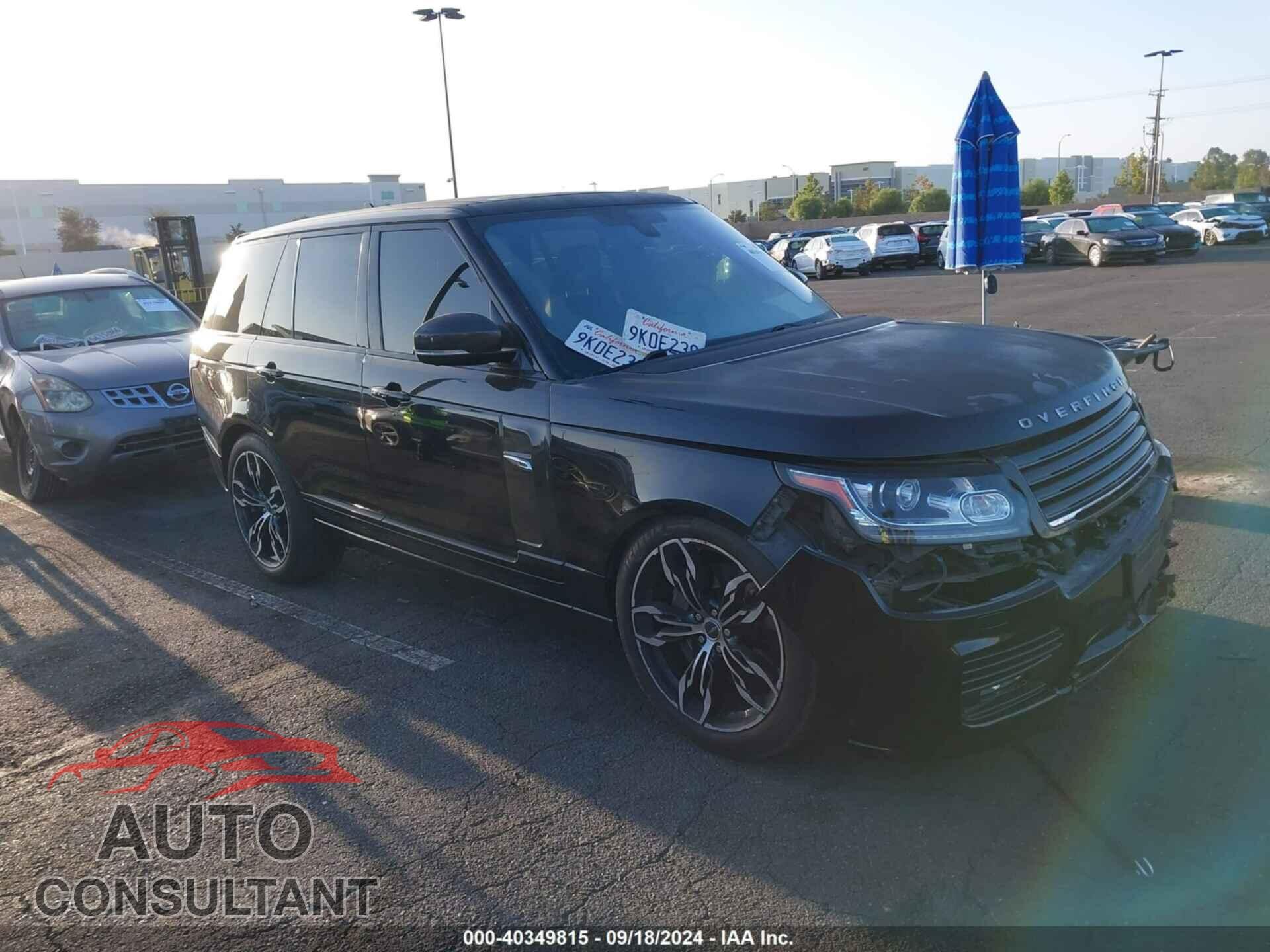 LAND ROVER RANGE ROVER 2016 - SALGS2EF3GA301635