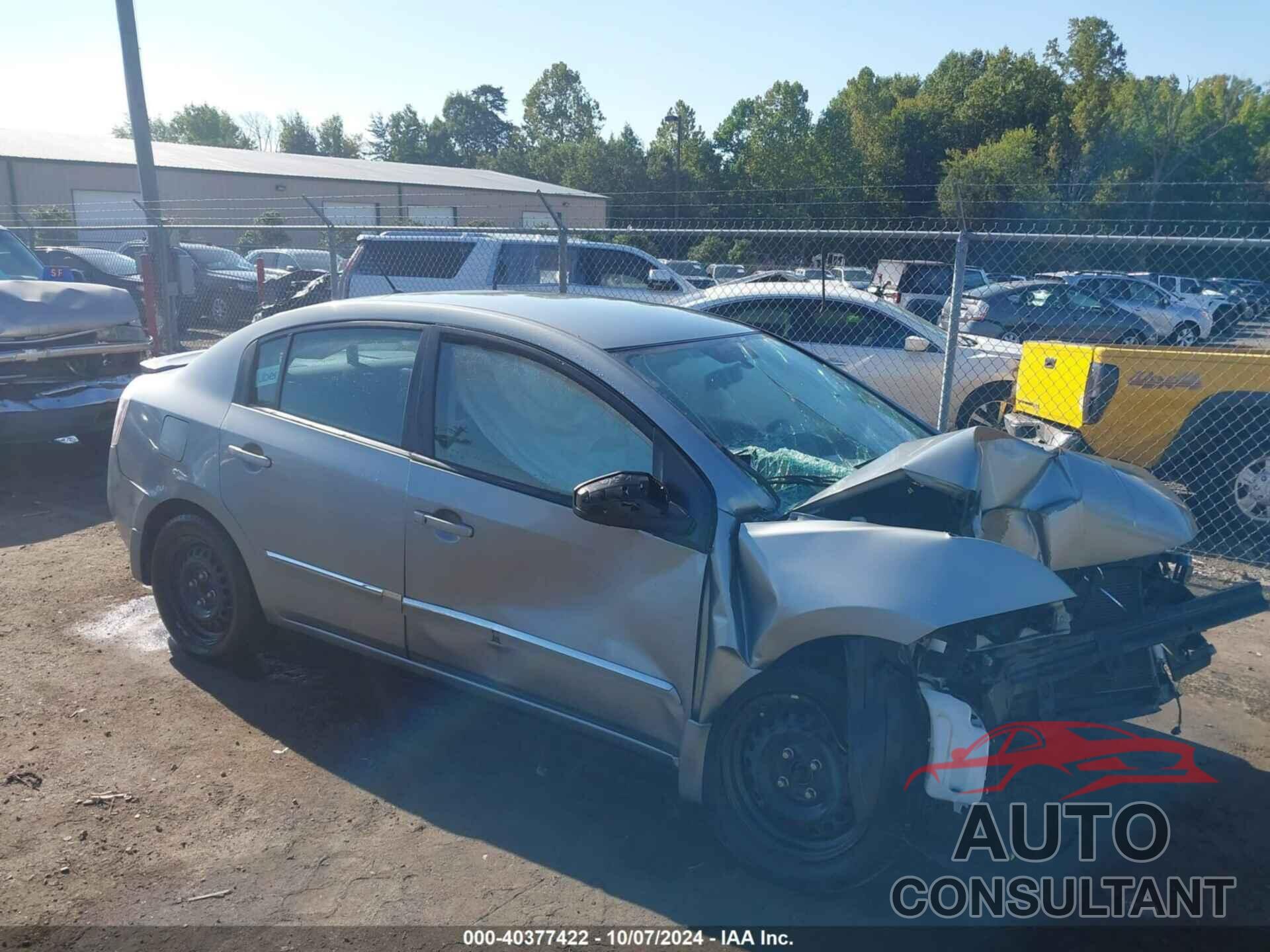 NISSAN SENTRA 2012 - 3N1AB6AP1CL612781