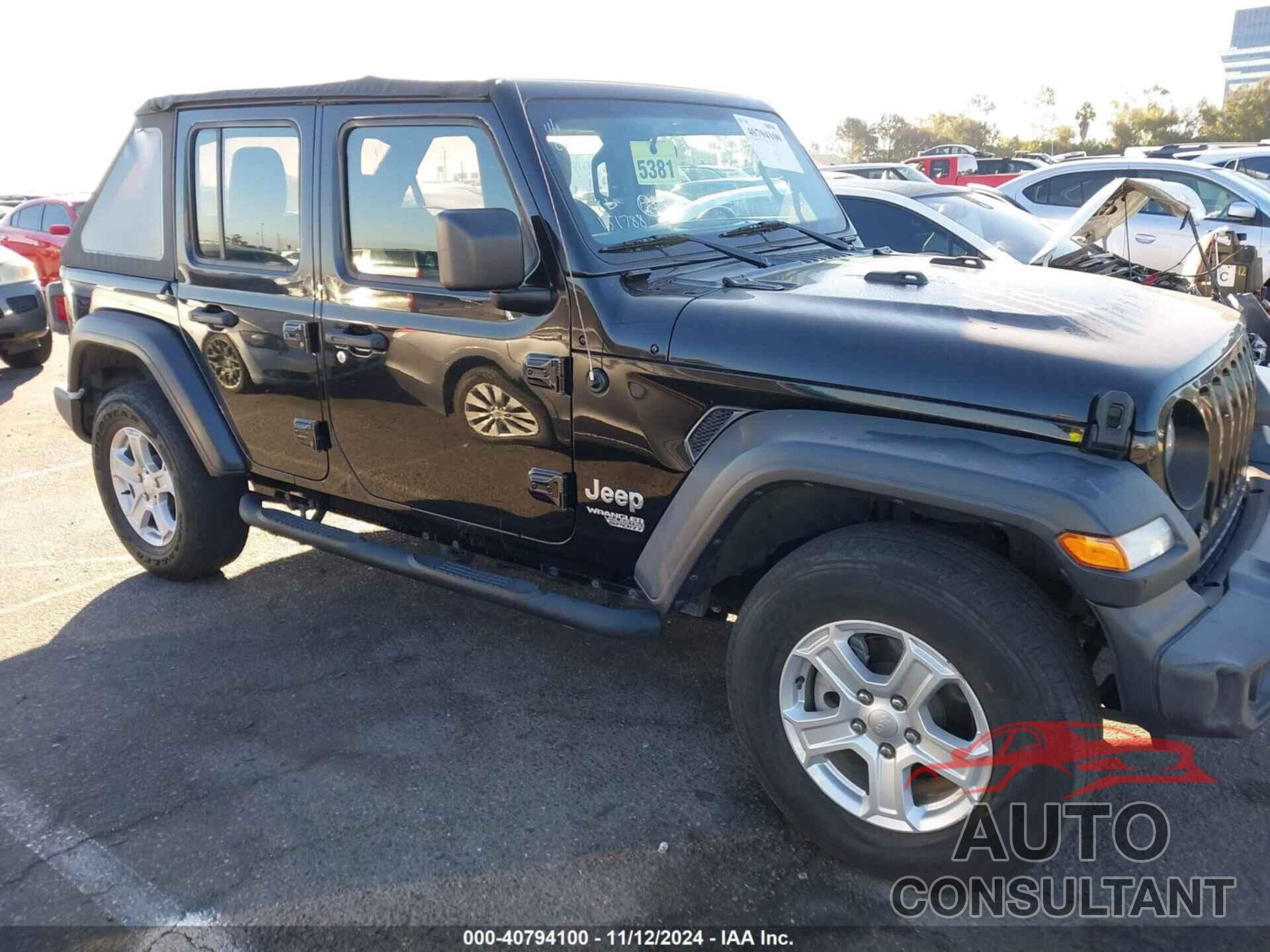 JEEP WRANGLER UNLIMITED 2018 - 1C4HJXDG0JW151788