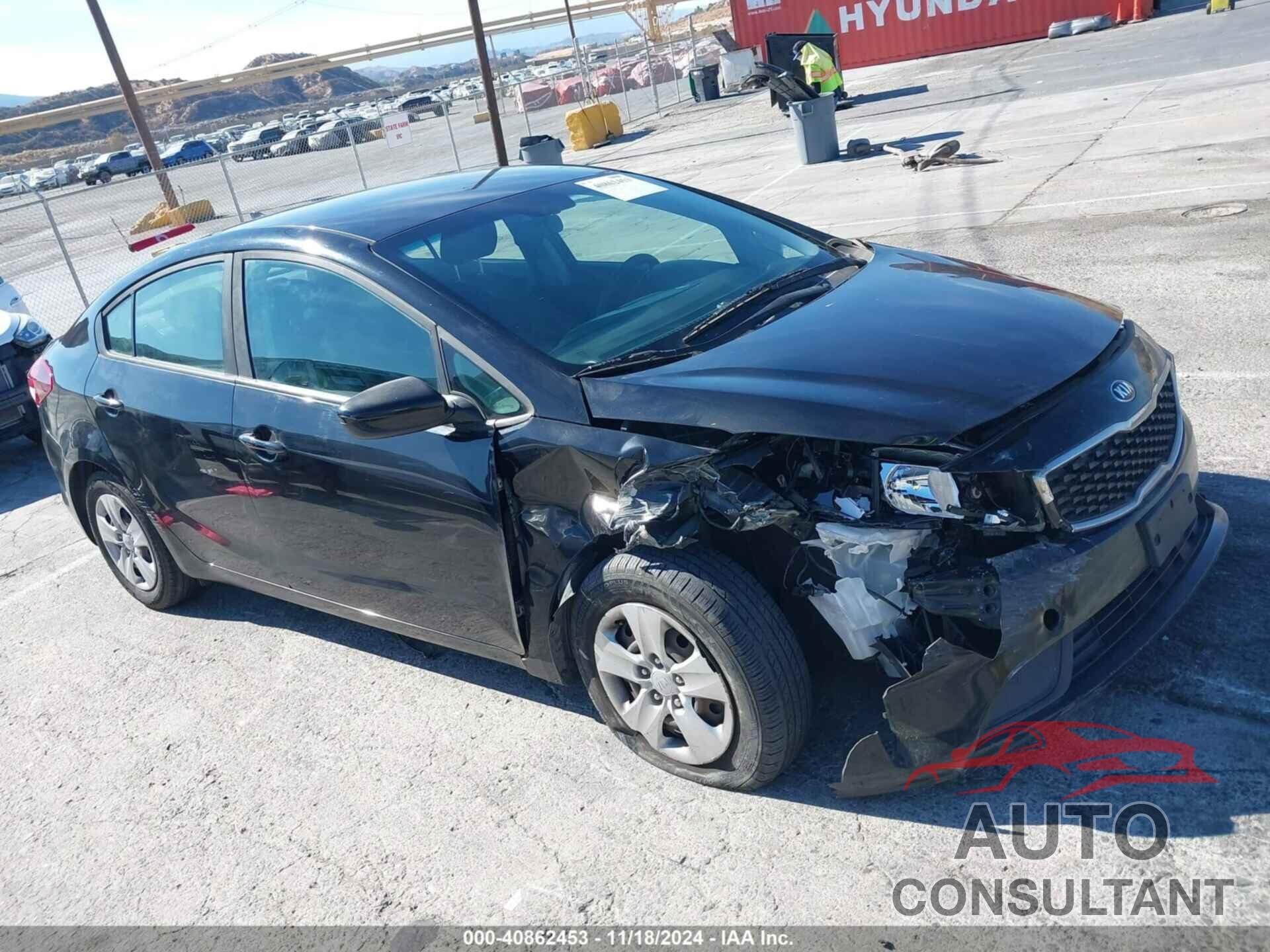 KIA FORTE 2017 - 3KPFK4A7XHE049491