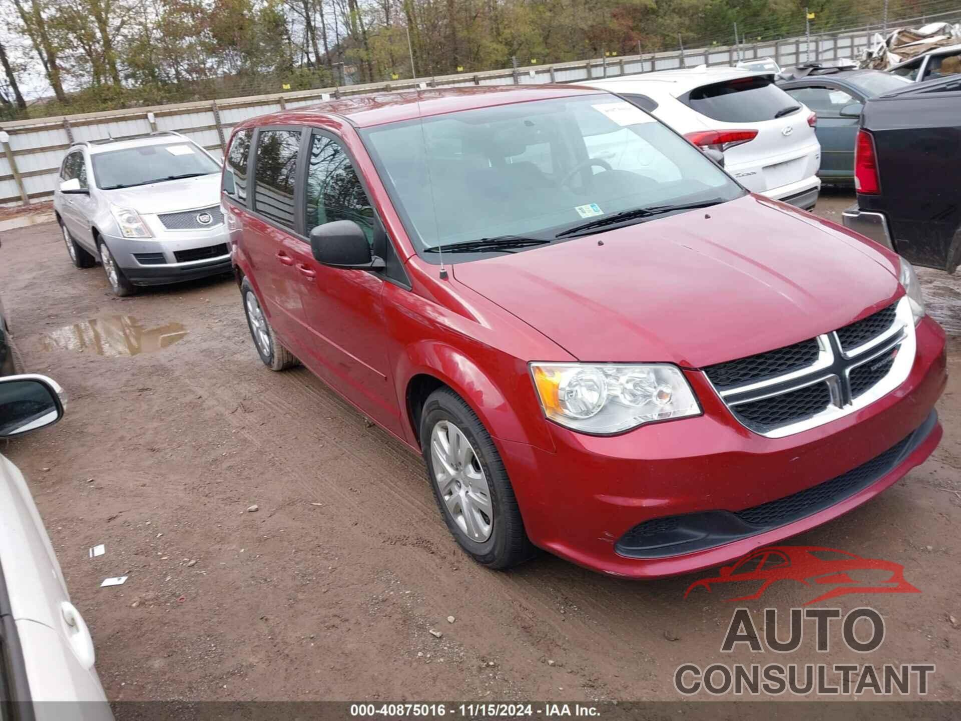 DODGE GRAND CARAVAN 2016 - 2C4RDGBG1GR146700