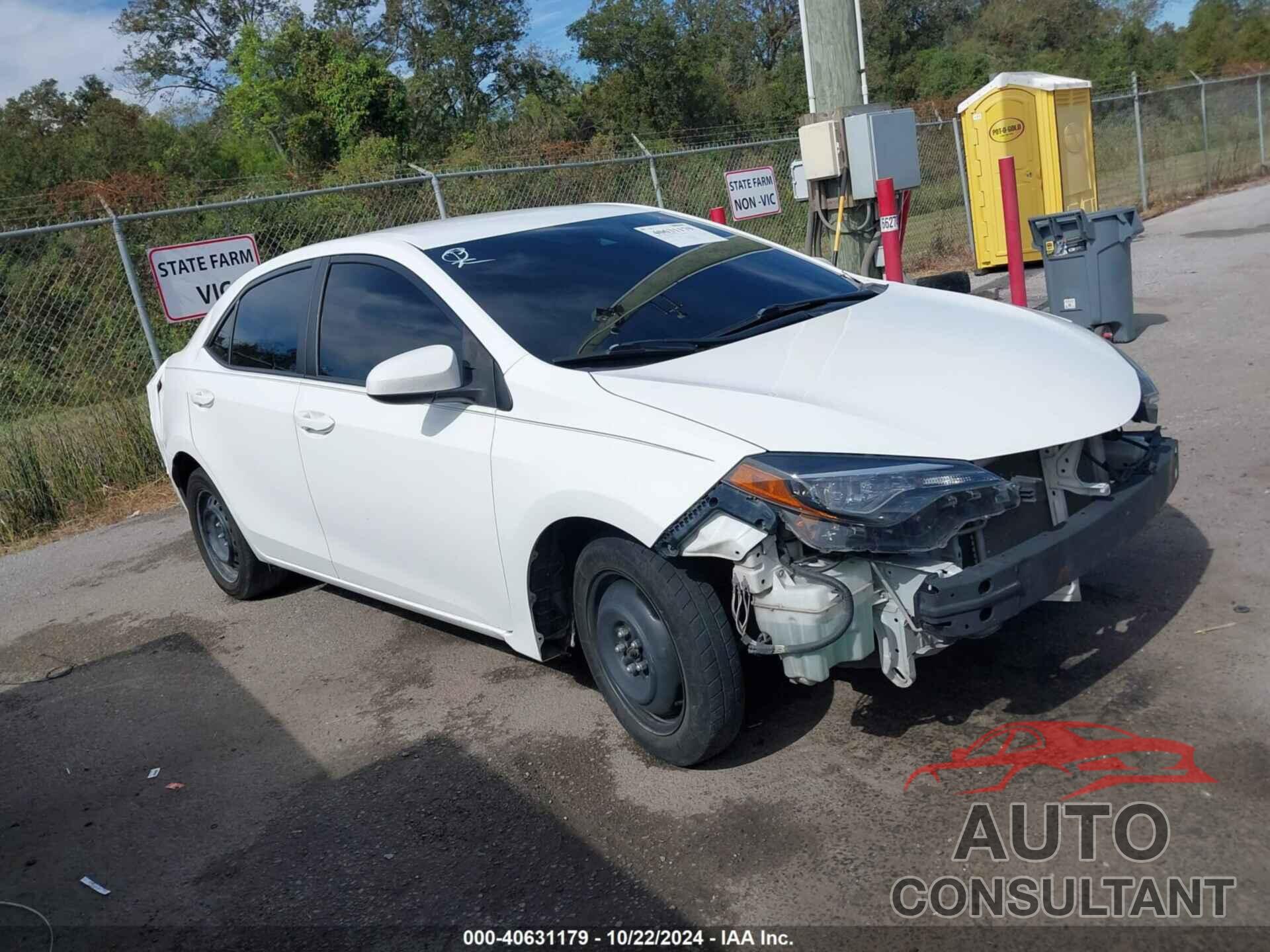 TOYOTA COROLLA 2019 - 5YFBURHE0KP944214