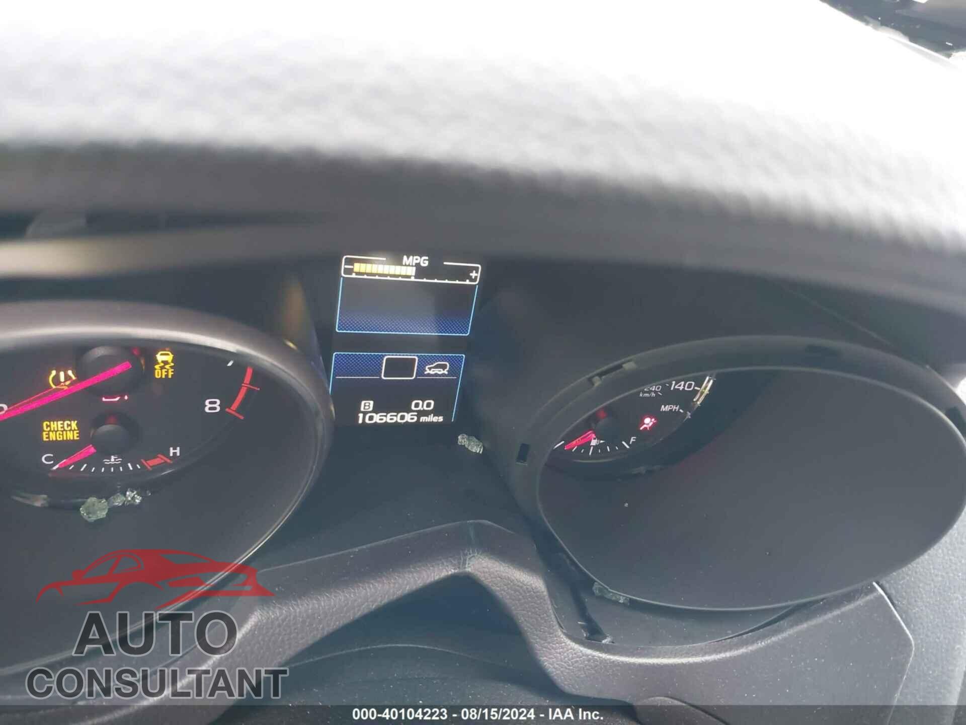 SUBARU OUTBACK 2017 - 4S4BSAAC0H3305232