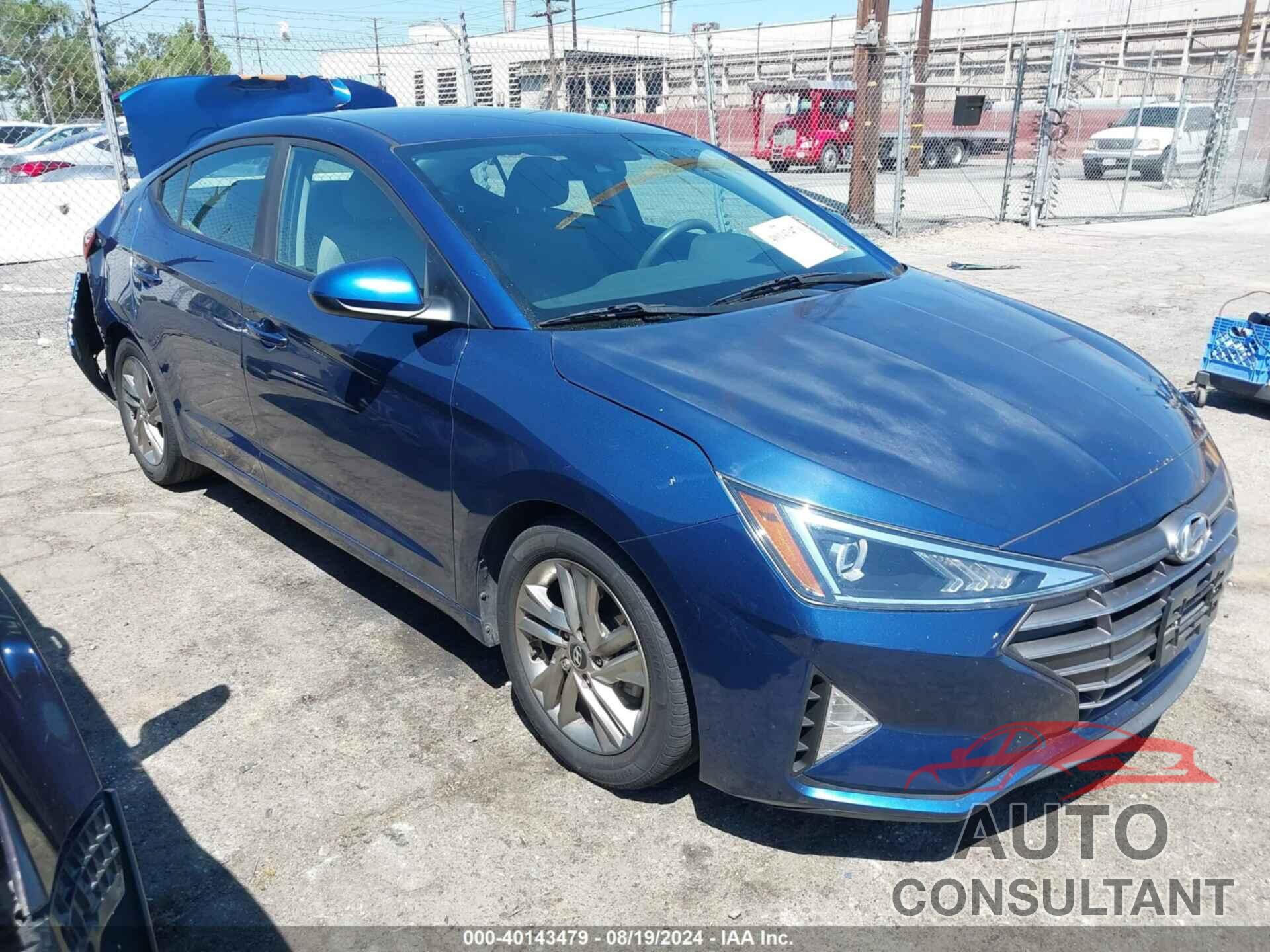 HYUNDAI ELANTRA 2019 - 5NPD84LF6KH441476