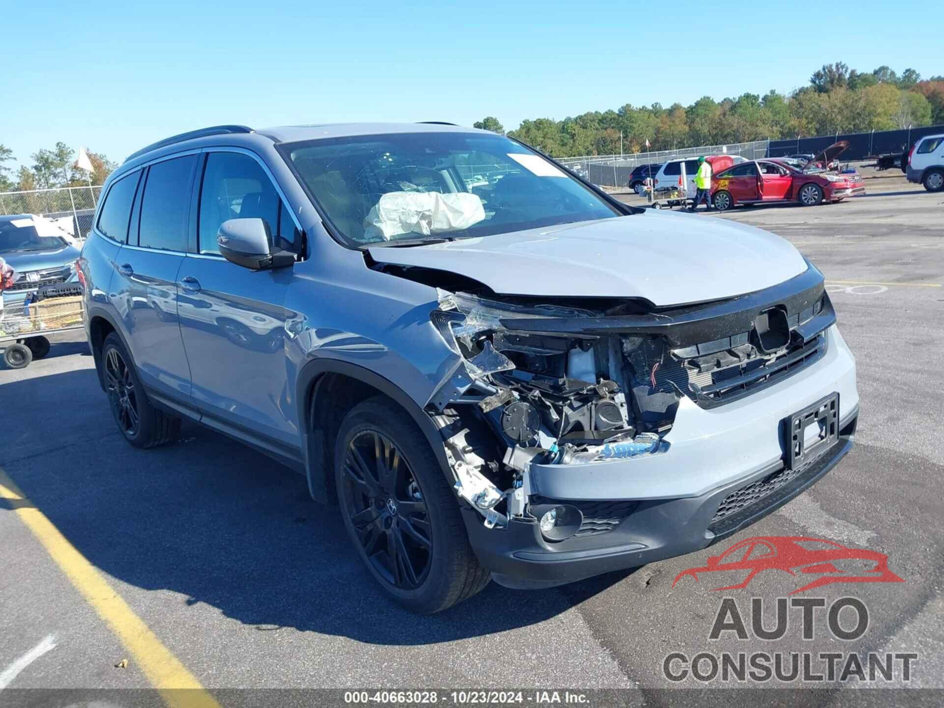 HONDA PILOT 2022 - 5FNYF5H22NB031358