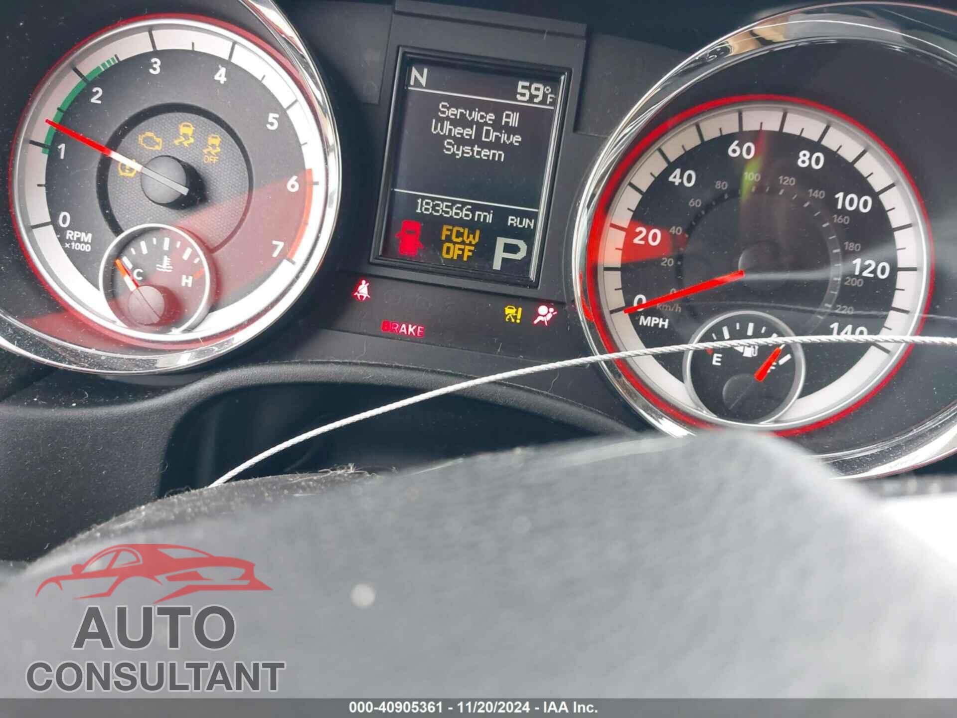 DODGE DURANGO 2012 - 1C4SDJET6CC183073