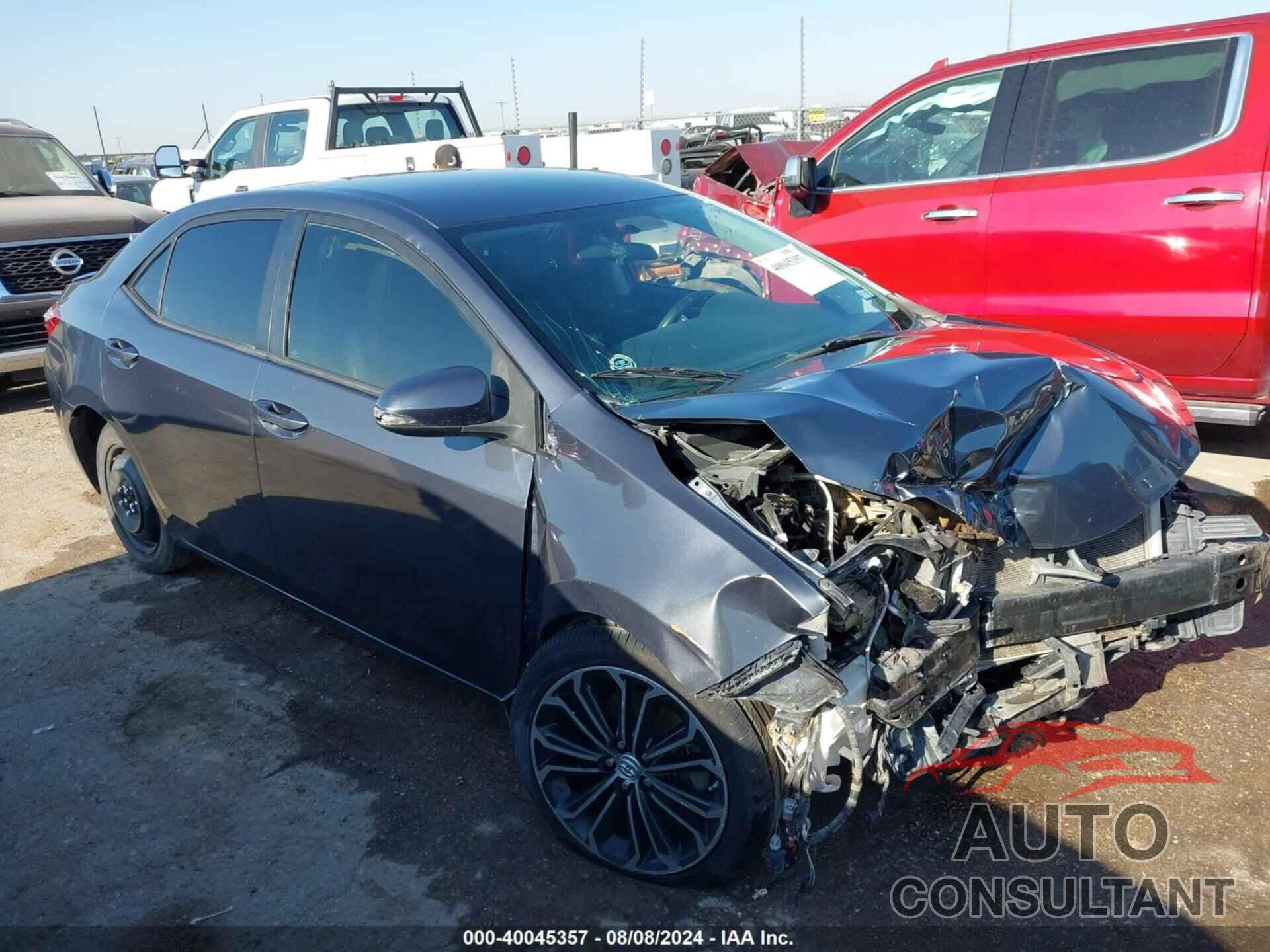 TOYOTA COROLLA 2016 - 5YFBURHE4GP521613