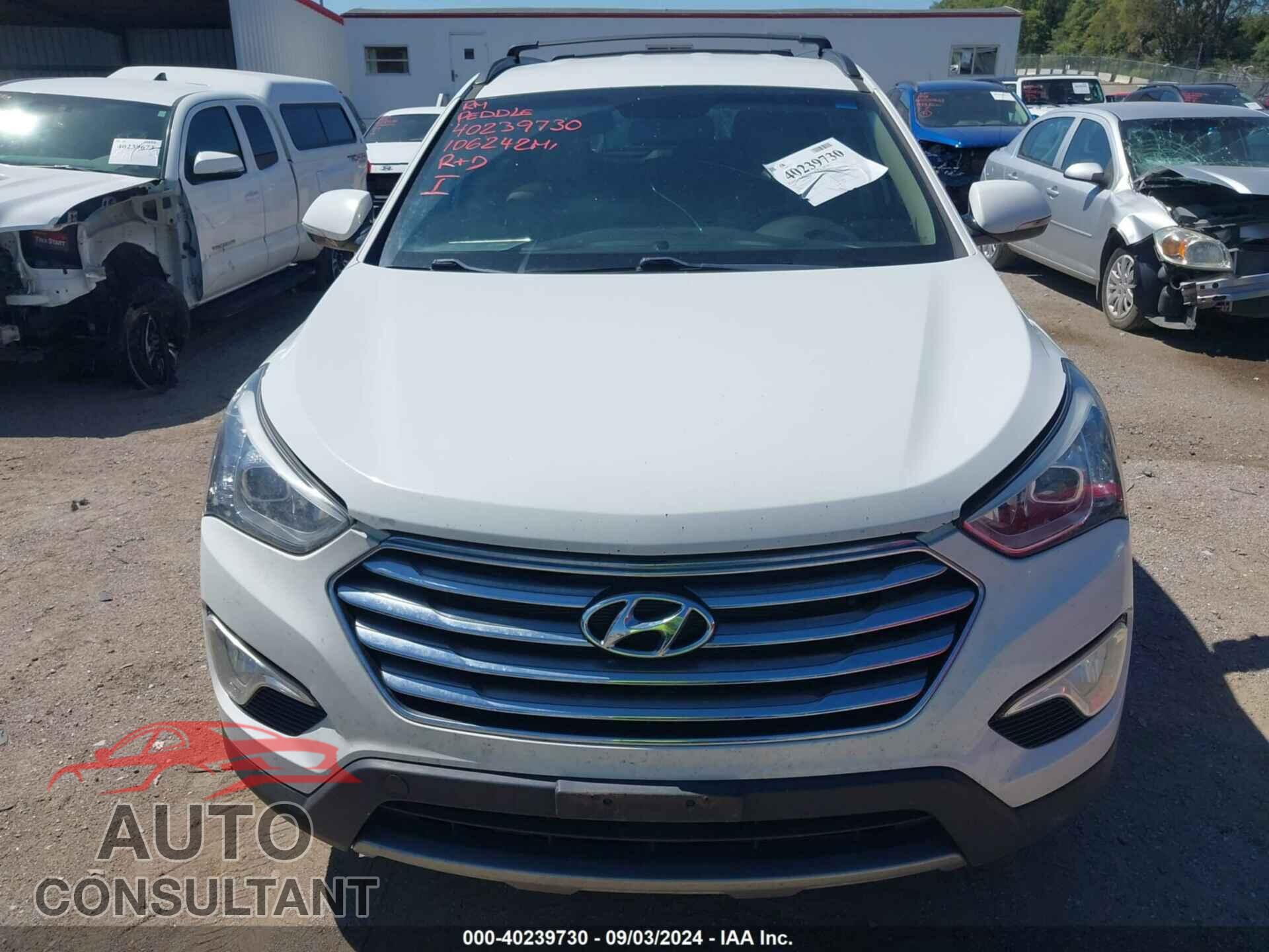 HYUNDAI SANTA FE 2016 - KM8SNDHF5GU131594