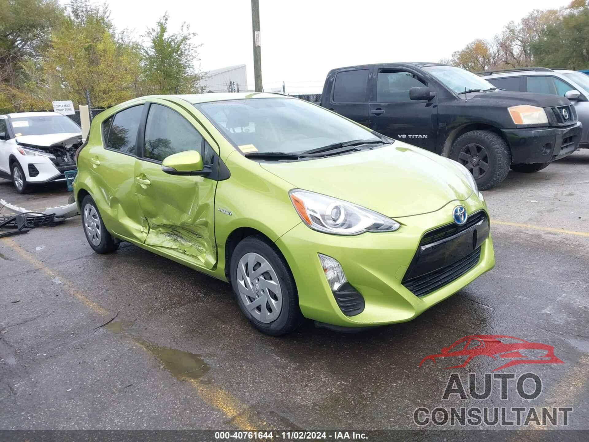 TOYOTA PRIUS C 2016 - JTDKDTB30G1131794