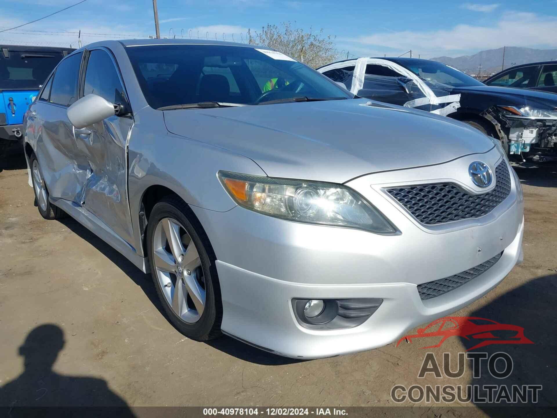 TOYOTA CAMRY 2010 - 4T1BF3EK7AU012039
