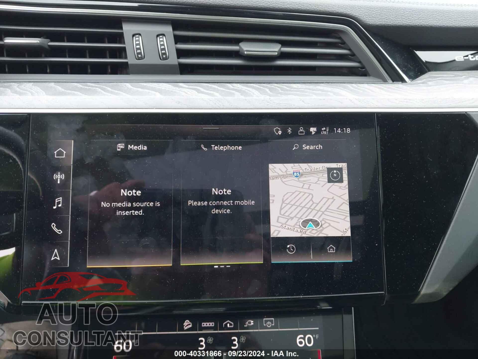 AUDI E-TRON 2021 - WA1AAAGE5MB013145