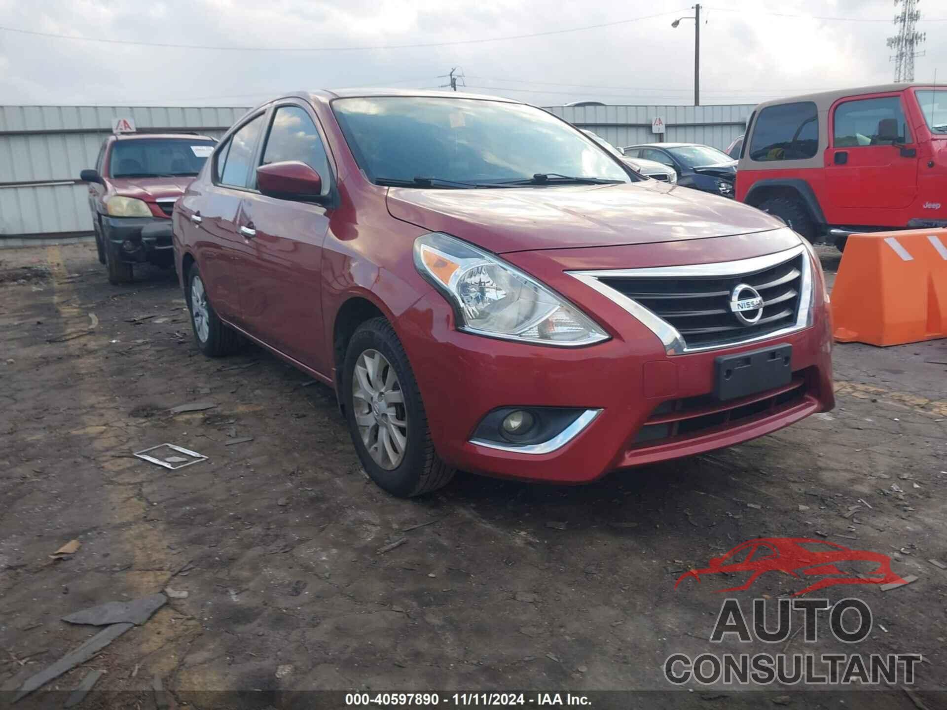 NISSAN VERSA 2019 - 3N1CN7AP9KL815096