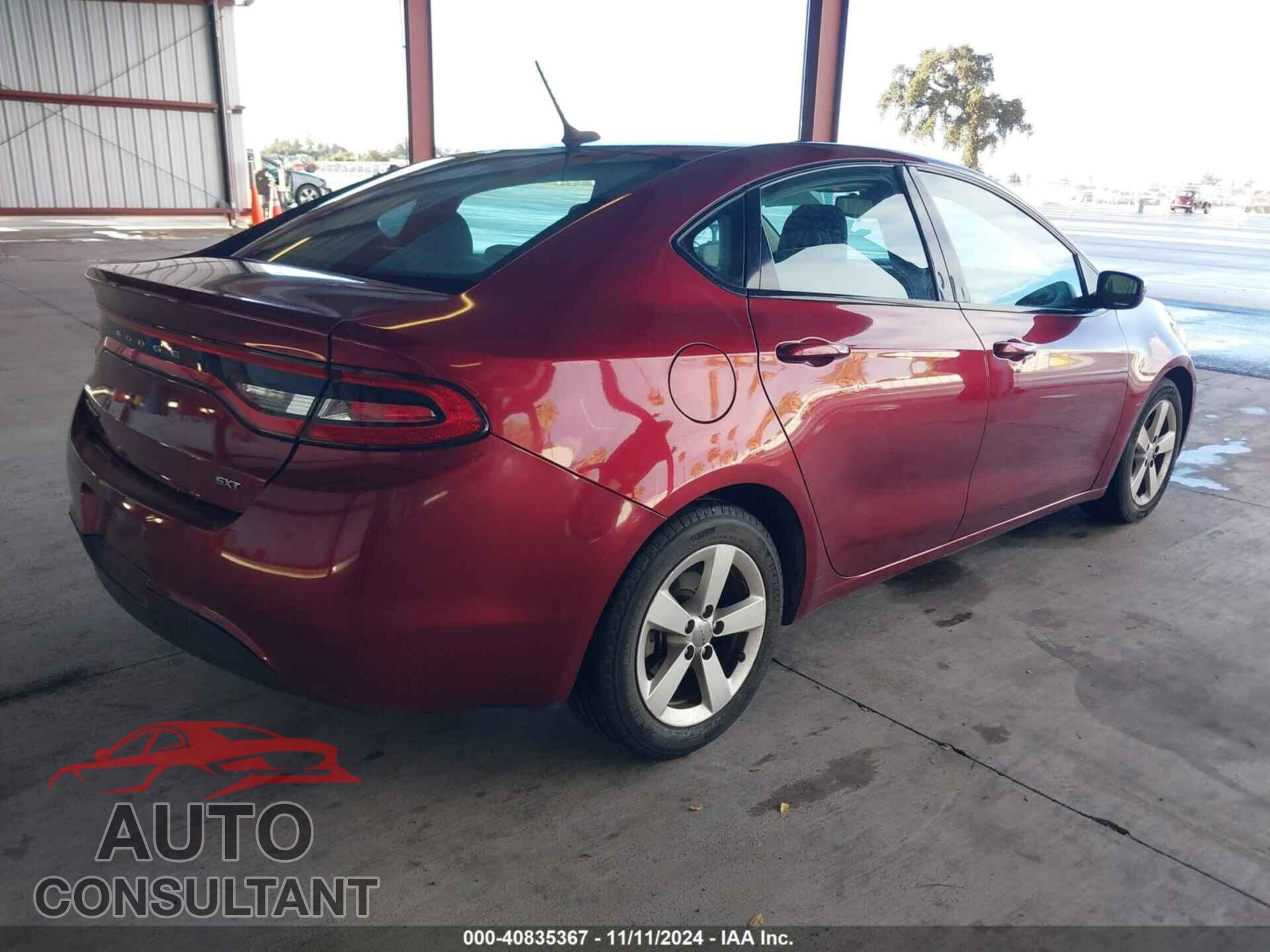 DODGE DART 2015 - 1C3CDFBB0FD373516