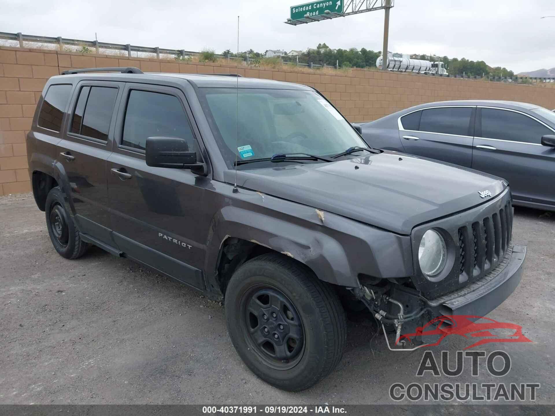 JEEP PATRIOT 2017 - 1C4NJPBBXHD120807