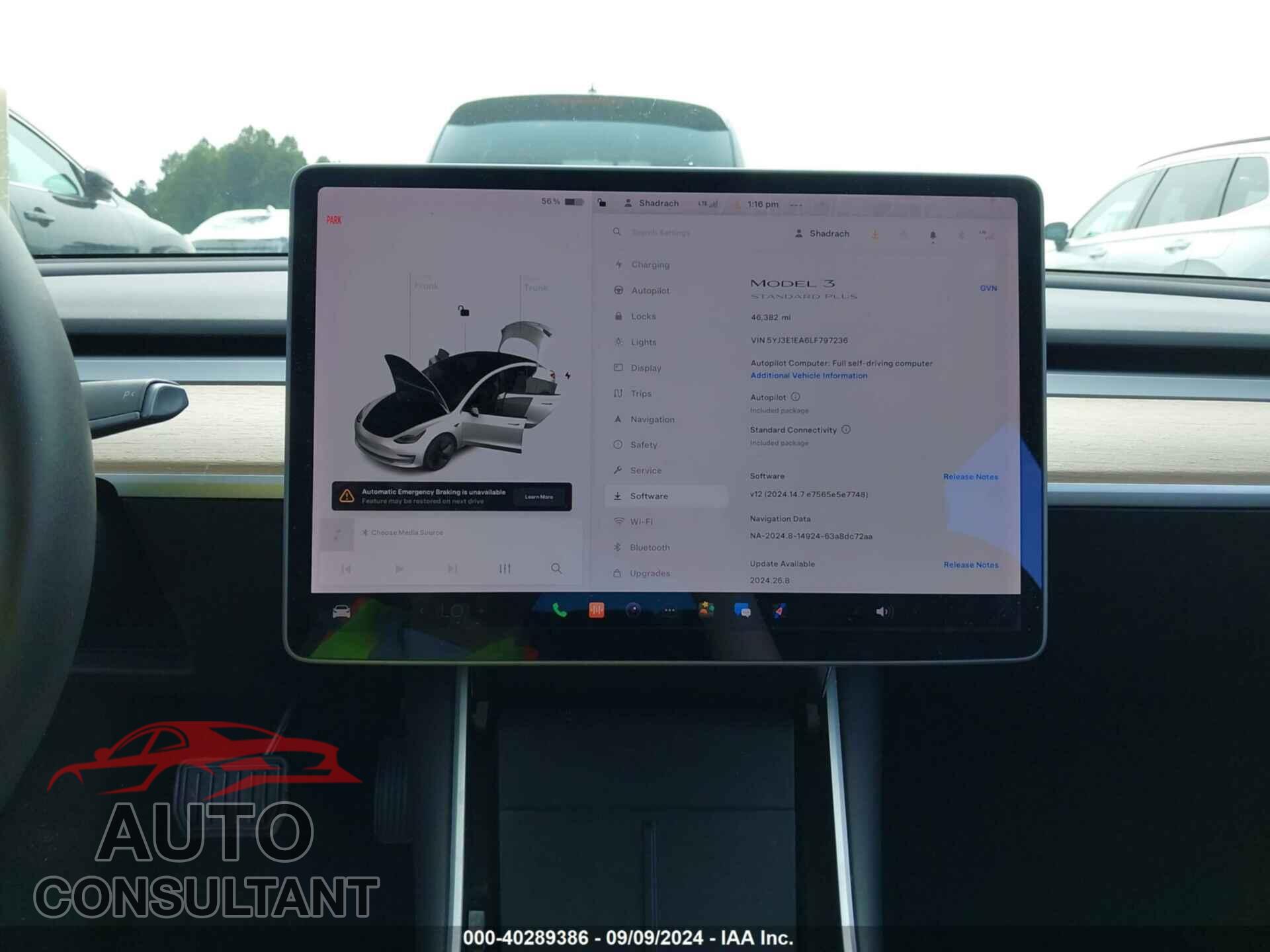 TESLA MODEL 3 2020 - 5YJ3E1EA6LF797236