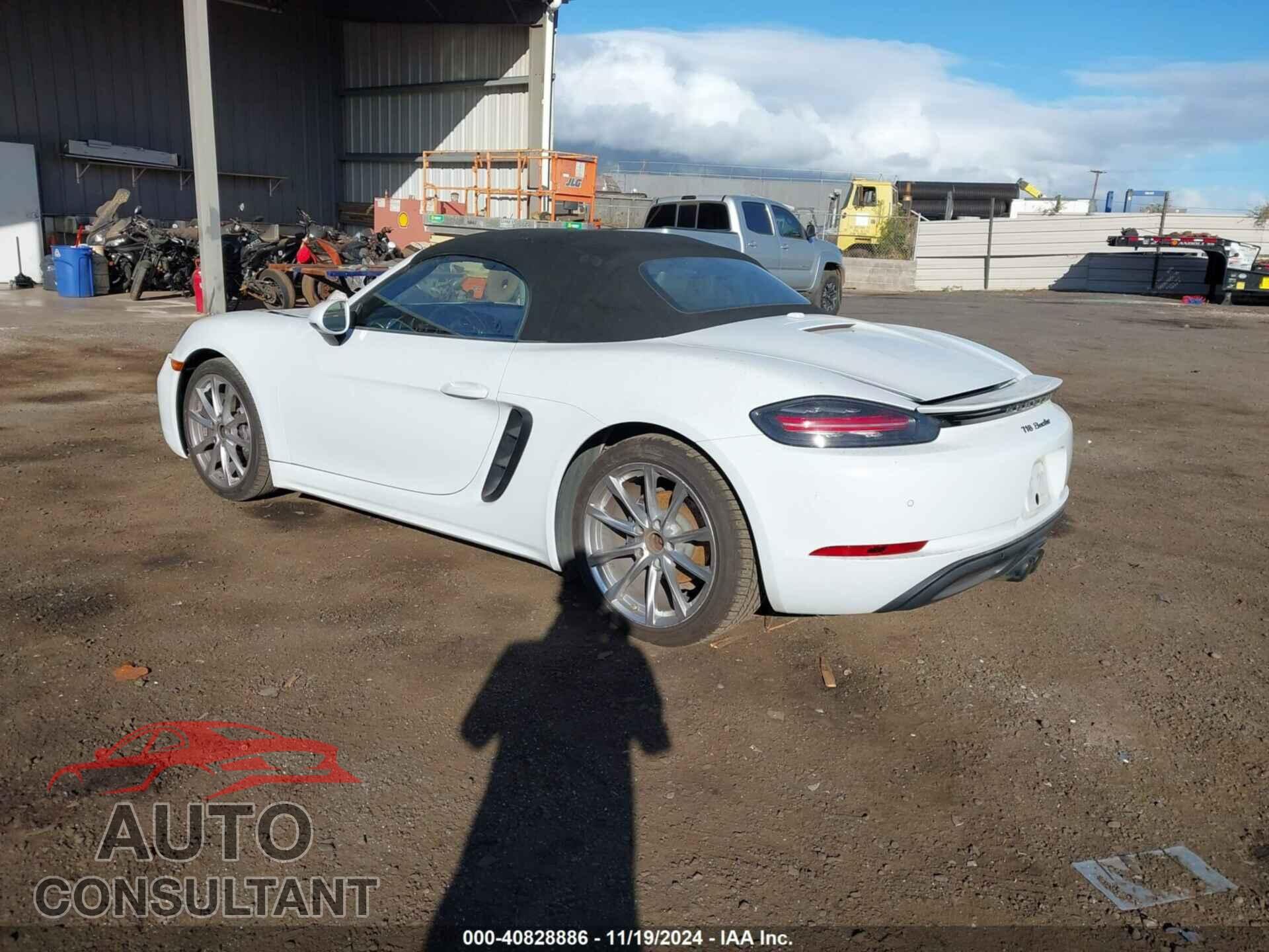 PORSCHE BOXSTER 2018 - WP0CA2A8XJS211030