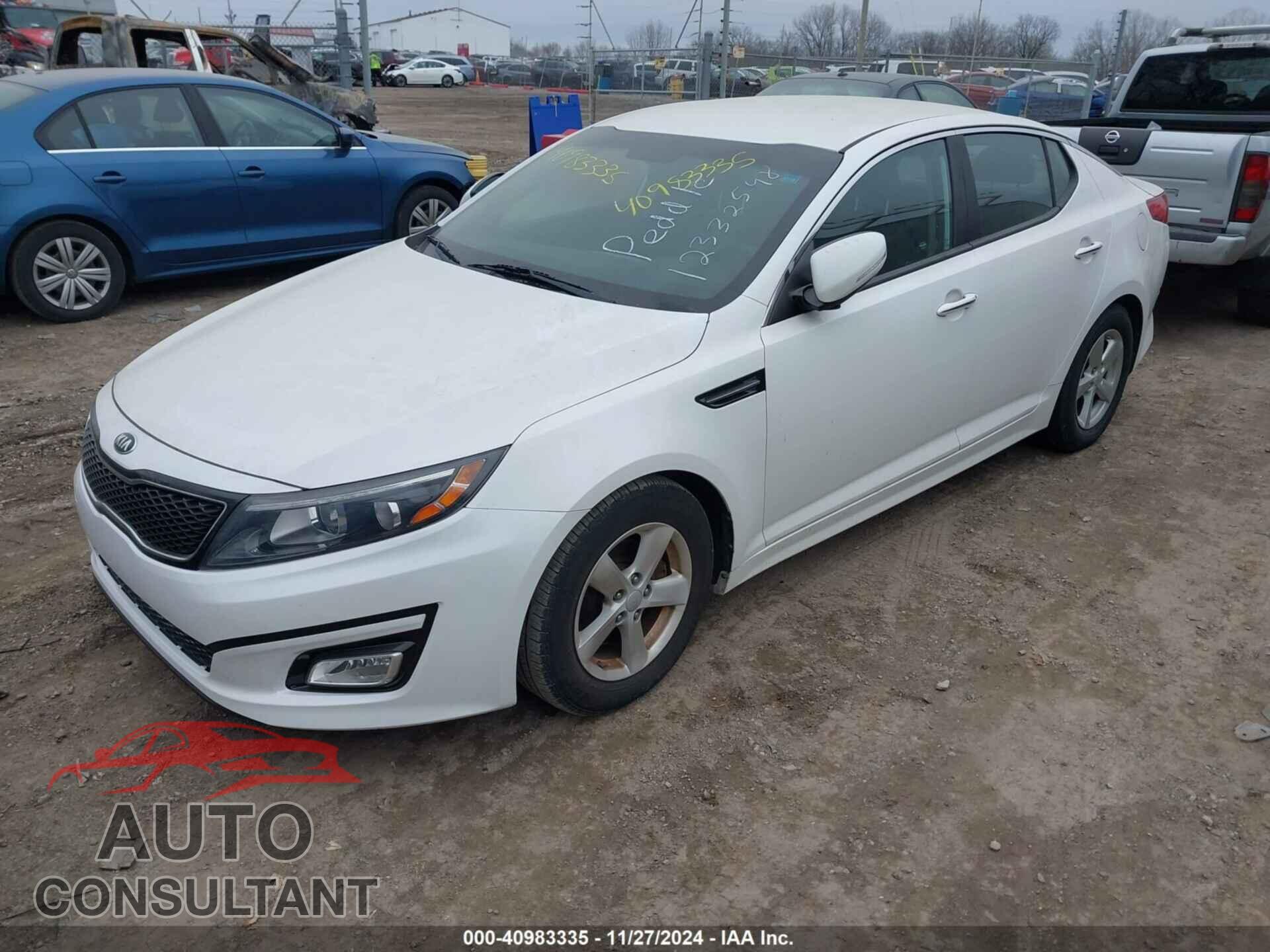KIA OPTIMA 2015 - KNAGM4A78F5576157