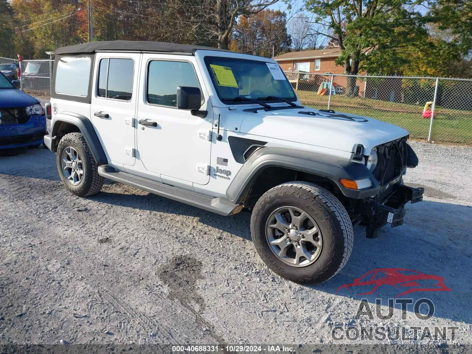JEEP WRANGLER UNLIMITED 2020 - 1C4HJXDG1LW238280