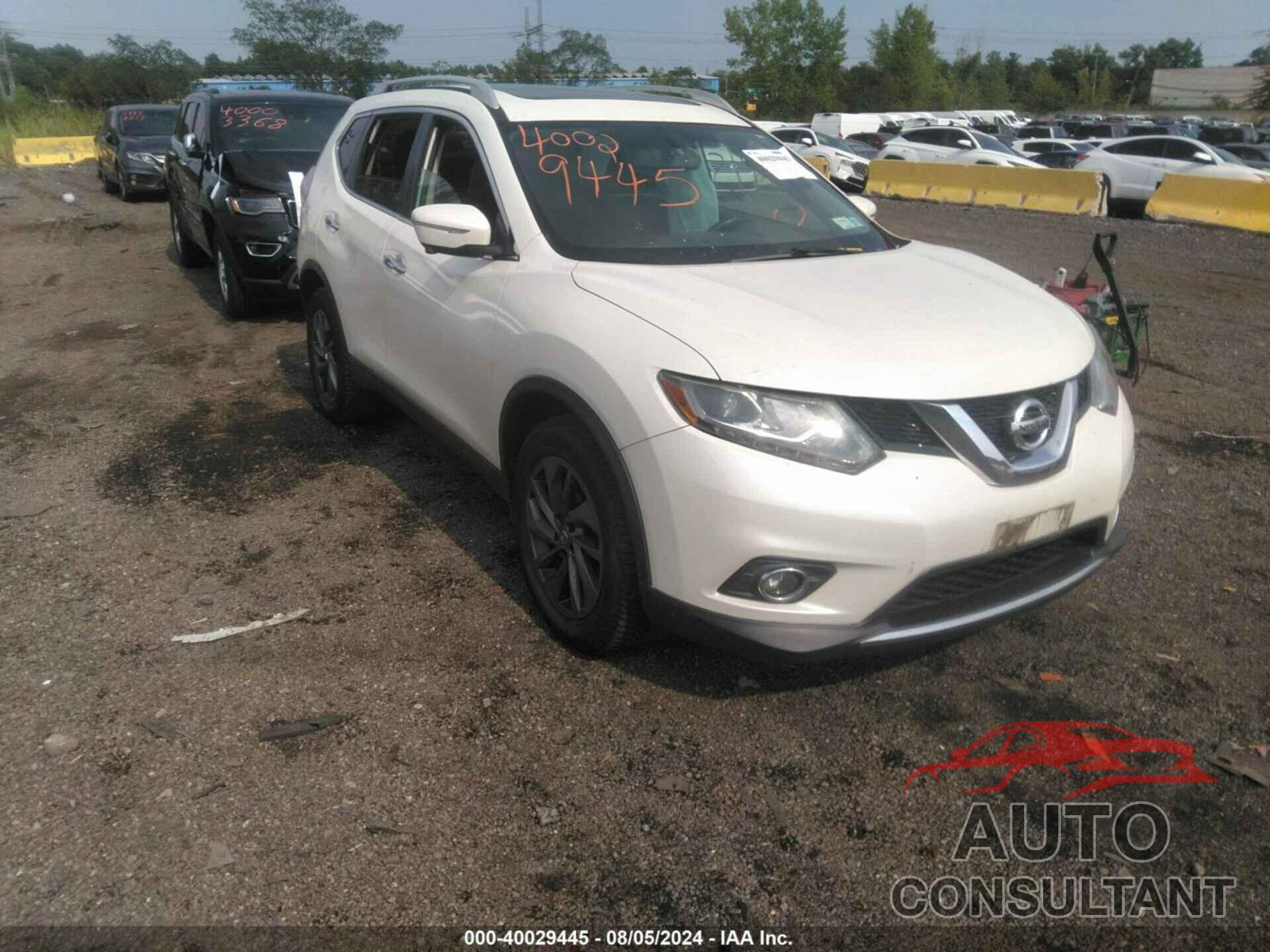 NISSAN ROGUE 2016 - 5N1AT2MV1GC826499