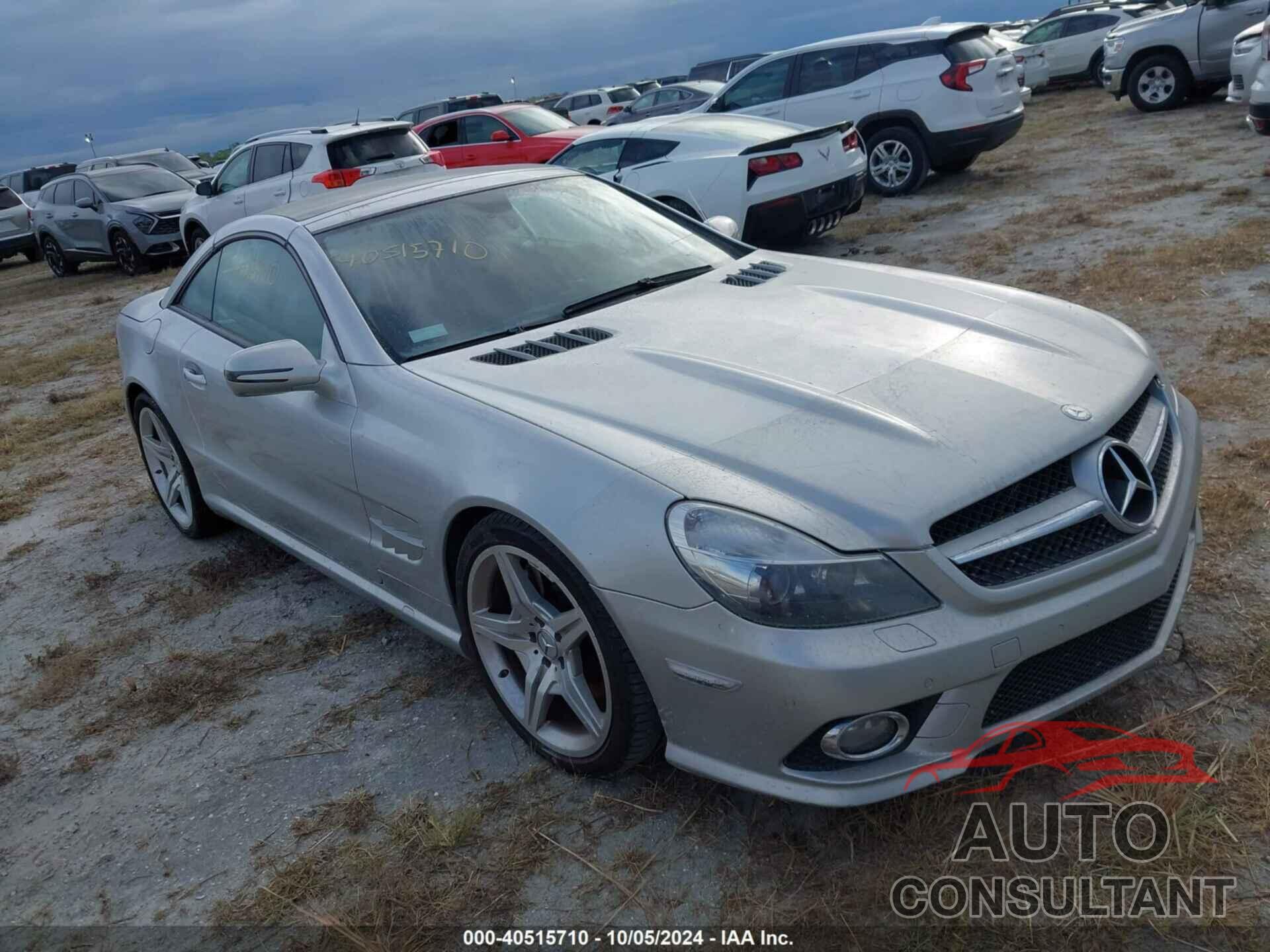 MERCEDES-BENZ SL 550 2009 - WDBSK71F99F143696