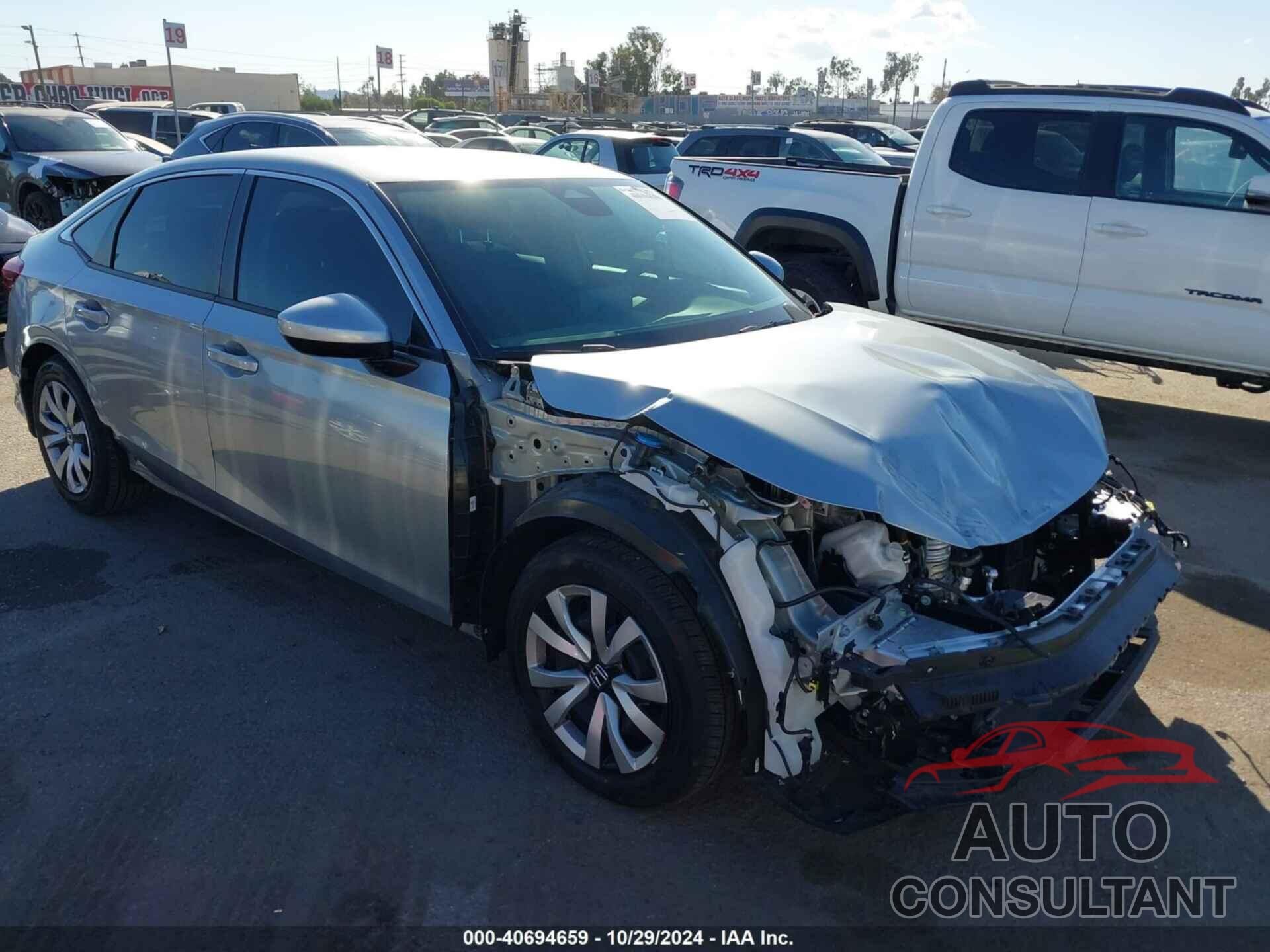 HONDA CIVIC 2025 - 2HGFE2F24SH514076