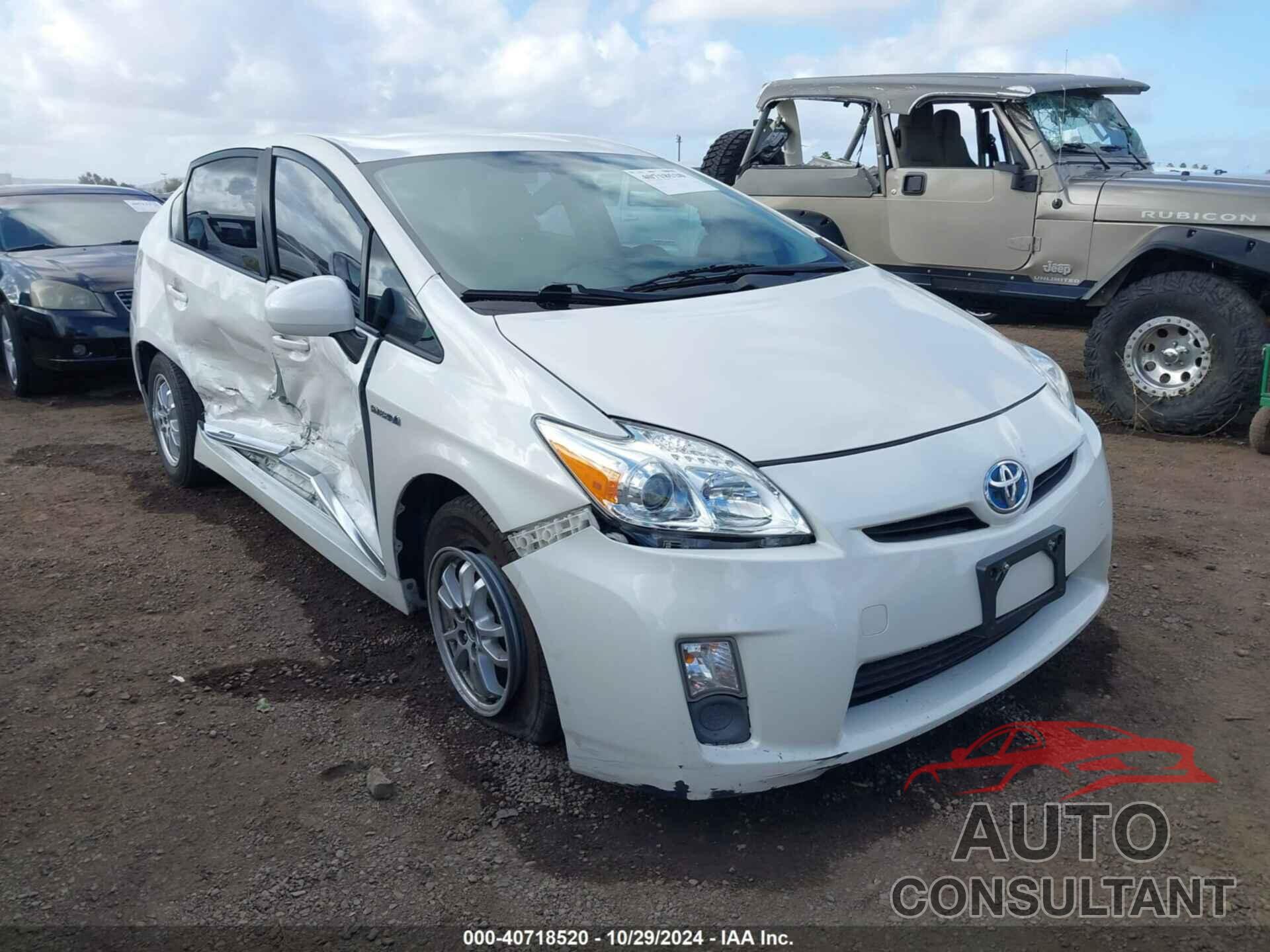 TOYOTA PRIUS 2011 - JTDKN3DU9B0310885