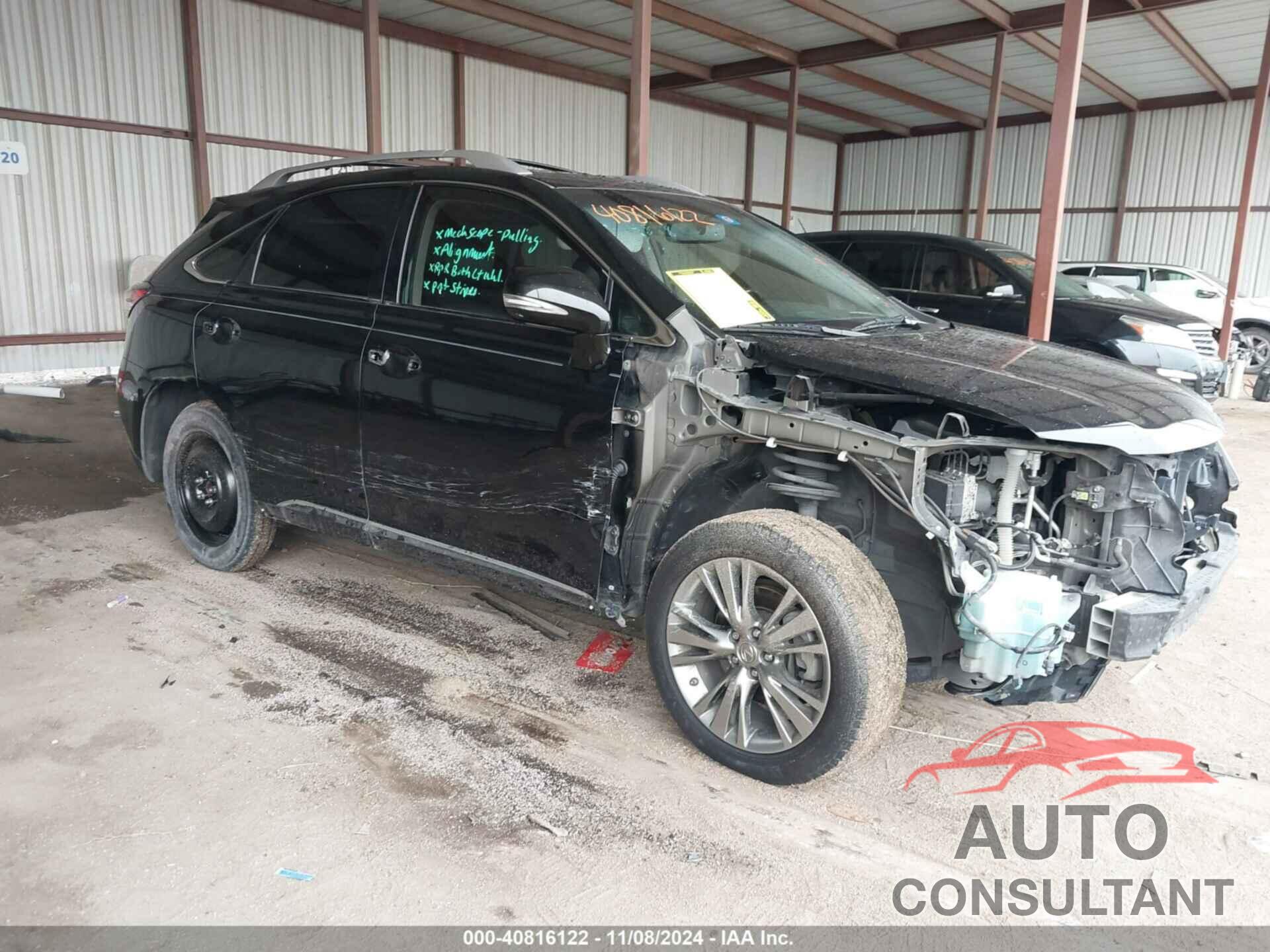 LEXUS RX 350 2014 - JTJZK1BA0E2012445