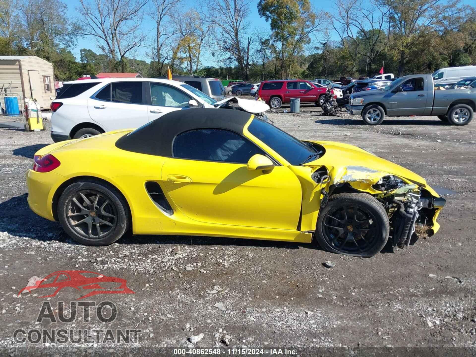PORSCHE BOXSTER 2015 - WP0CA2A82FS120843