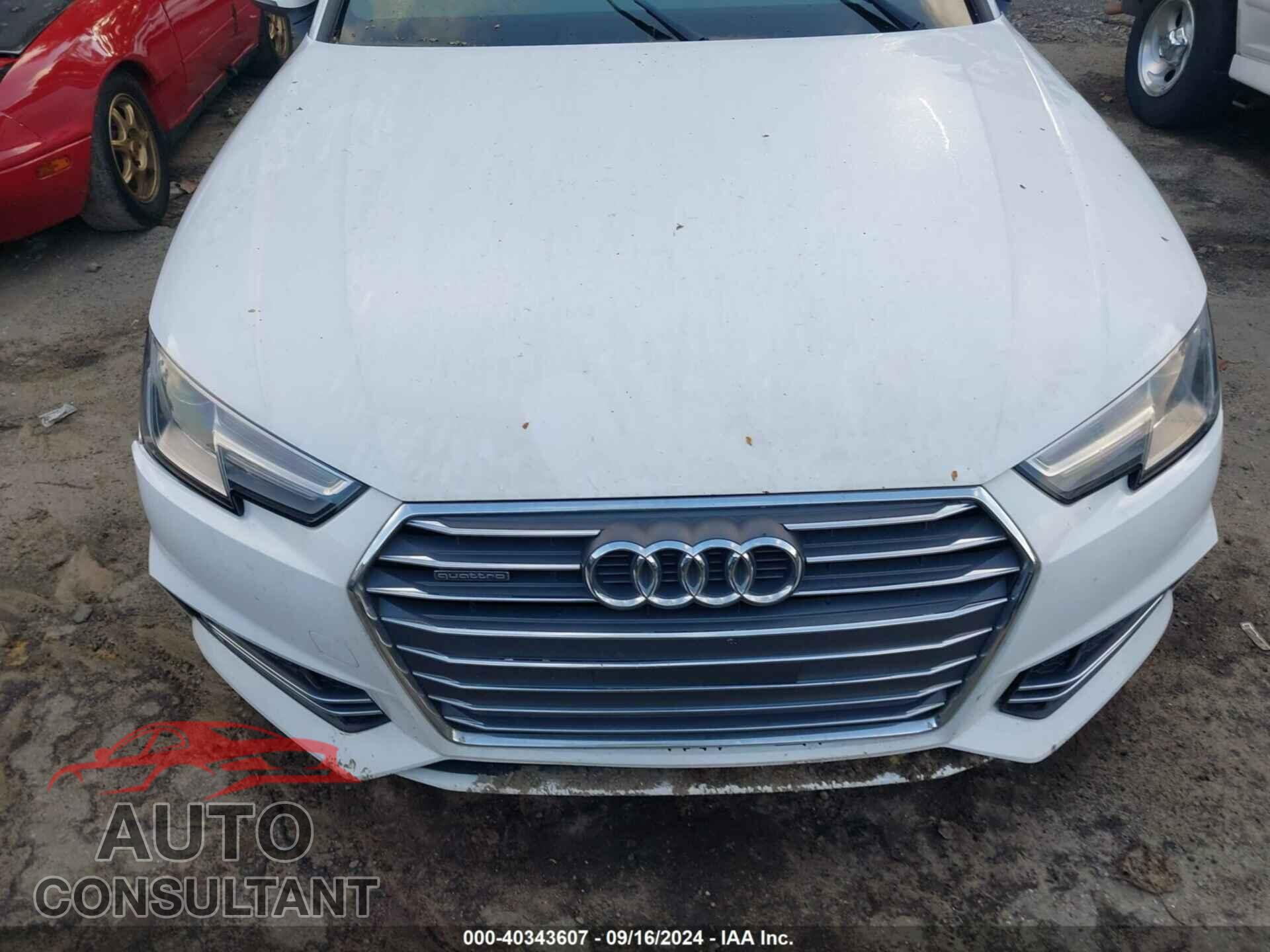 AUDI A4 2017 - WAUDNAF42HN055564