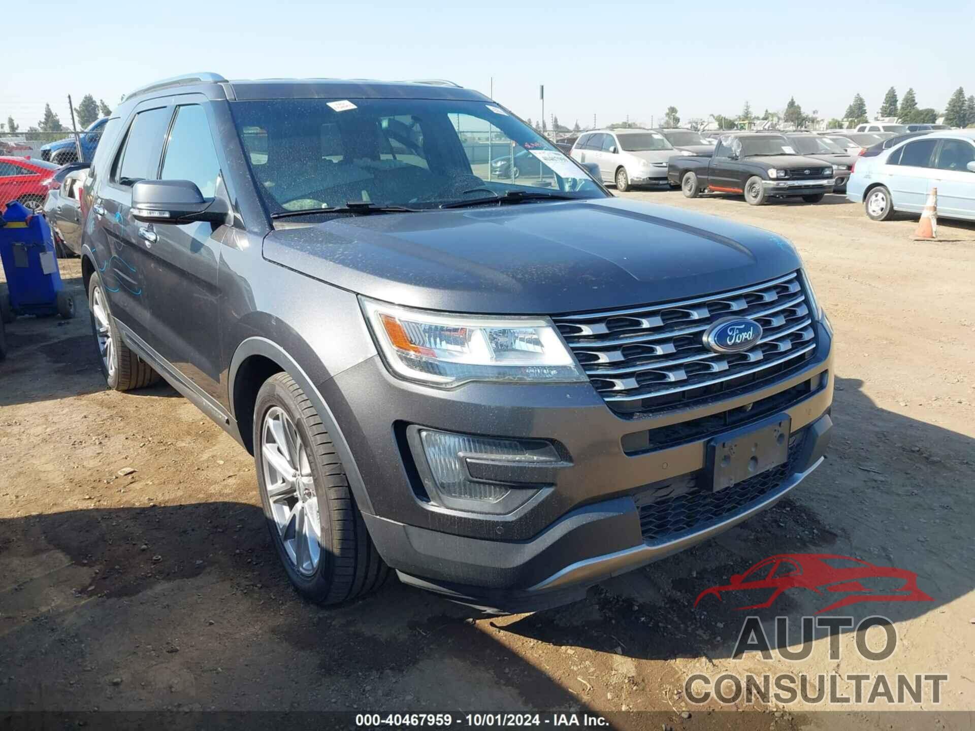 FORD EXPLORER 2016 - 1FM5K7F82GGA36436