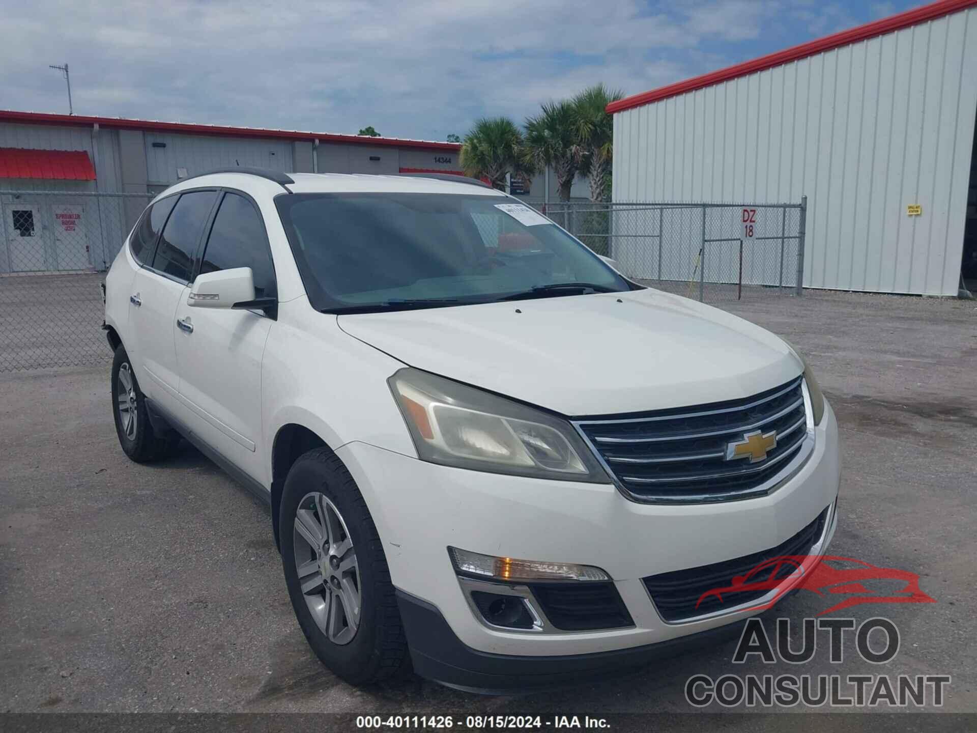 CHEVROLET TRAVERSE 2015 - 1GNKRGKD1FJ328576