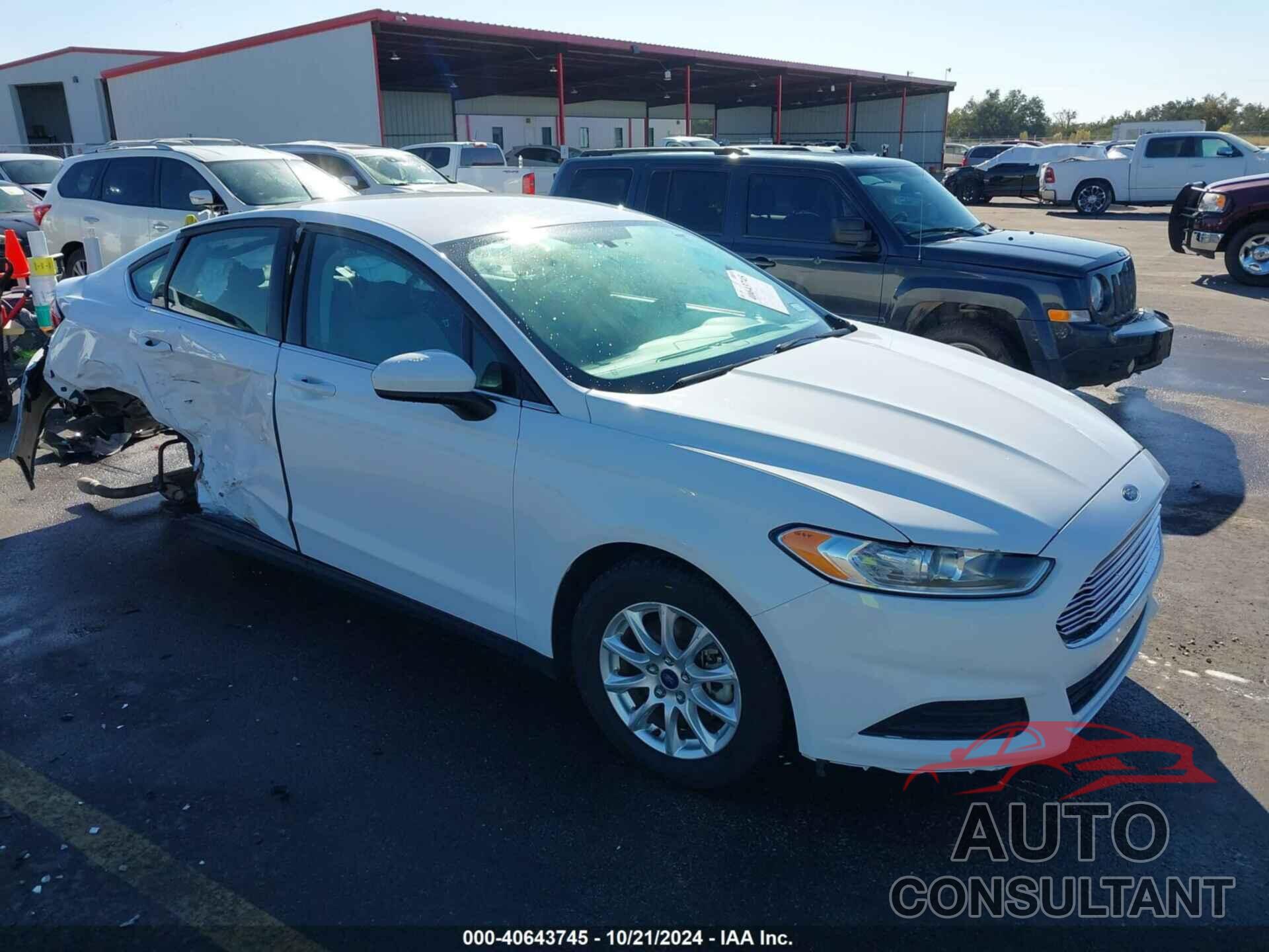 FORD FUSION 2016 - 3FA6P0G75GR221991