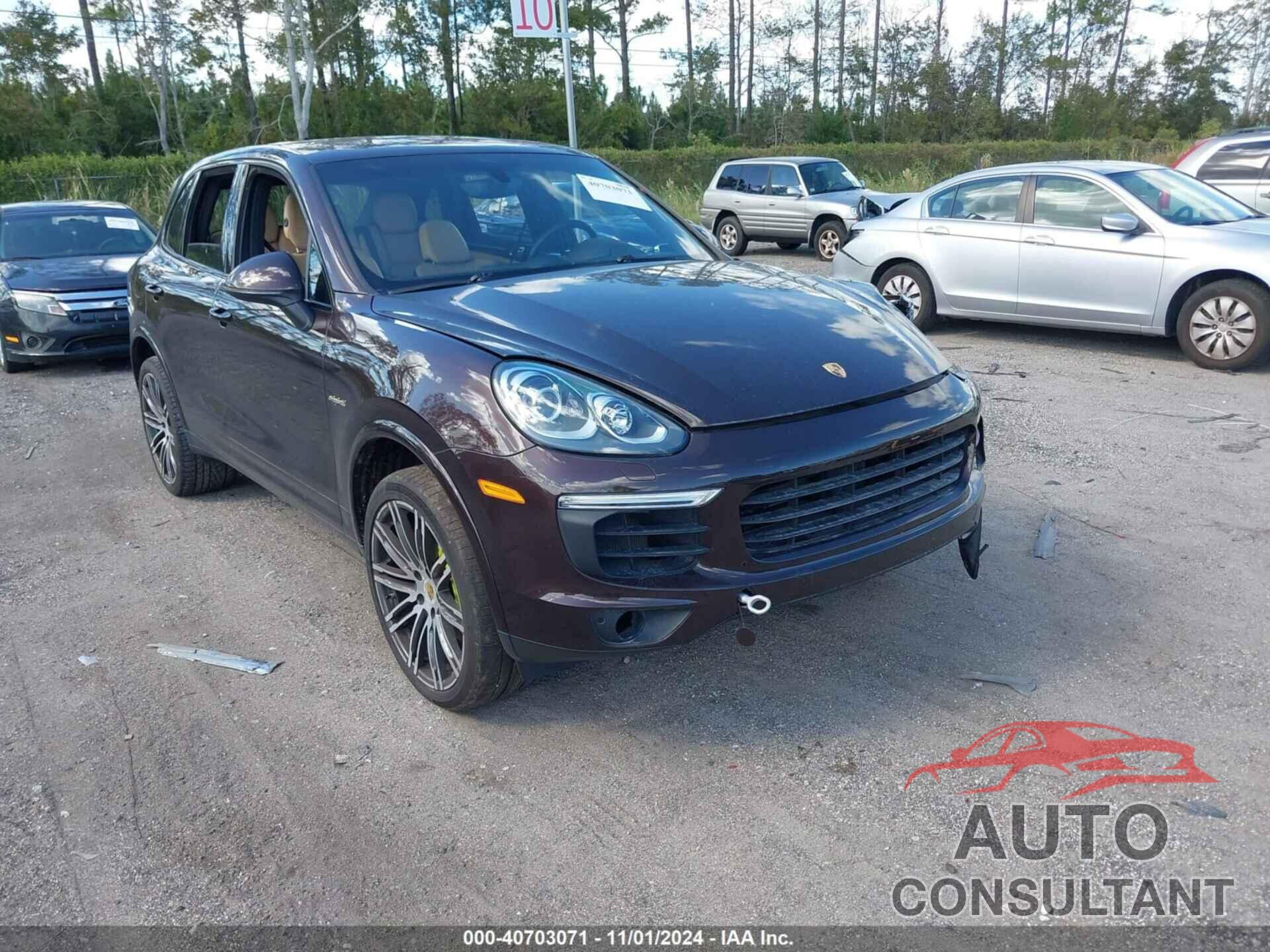 PORSCHE CAYENNE E-HYBRID 2017 - WP1AE2A27HLA75451