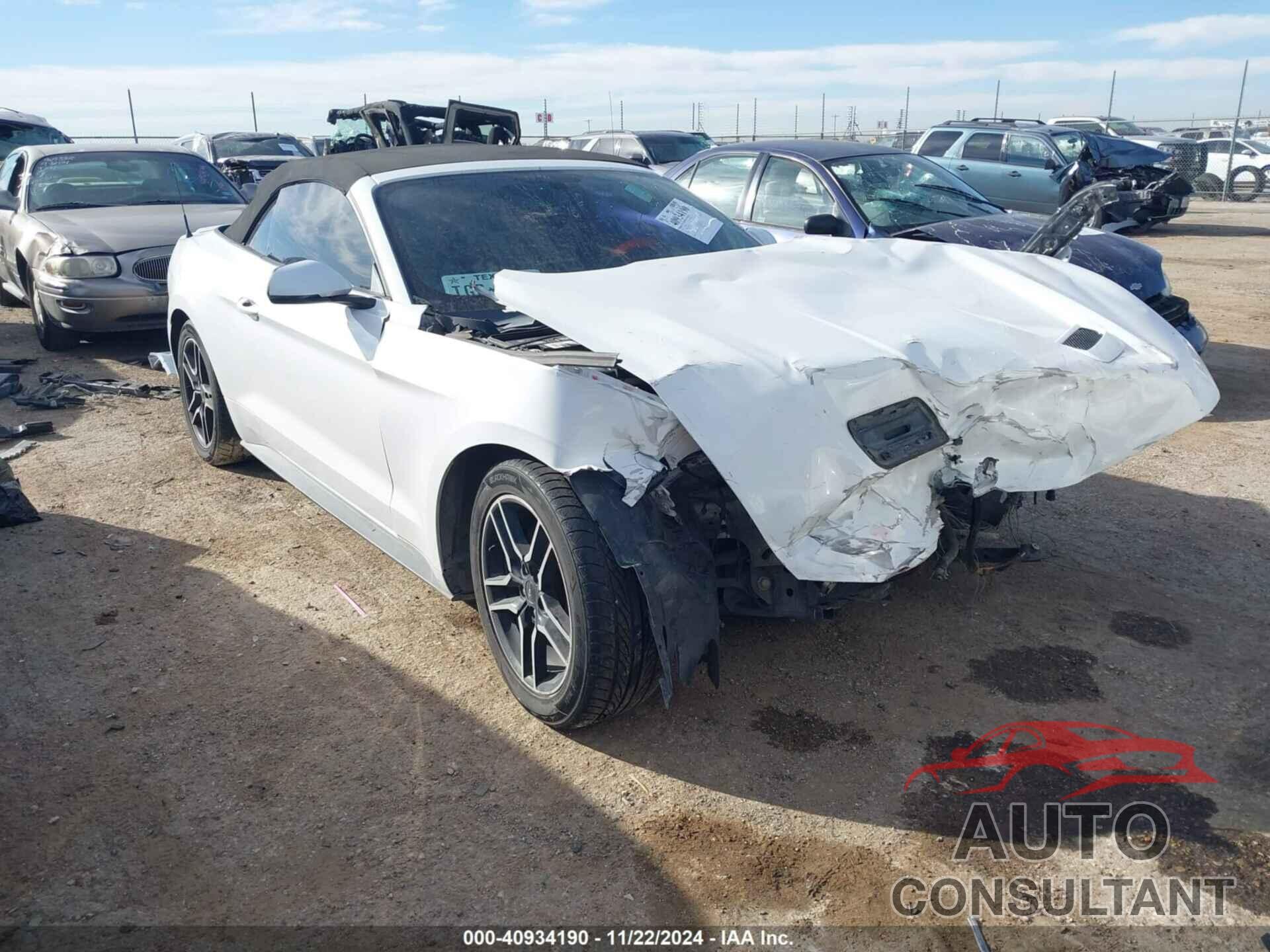 FORD MUSTANG 2018 - 1FATP8UH3J5124118